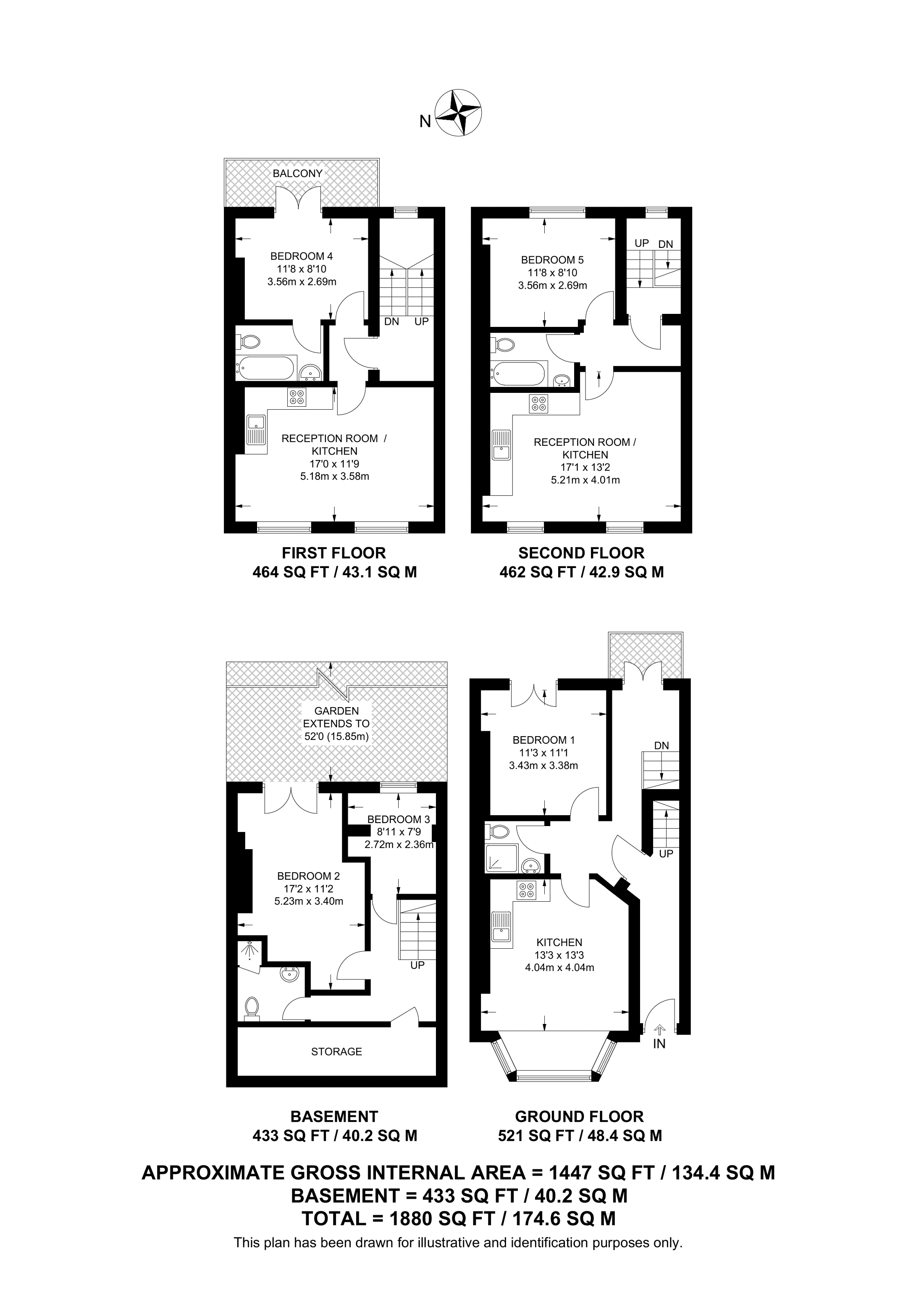 Springdale Road, Stoke Newington floorplan