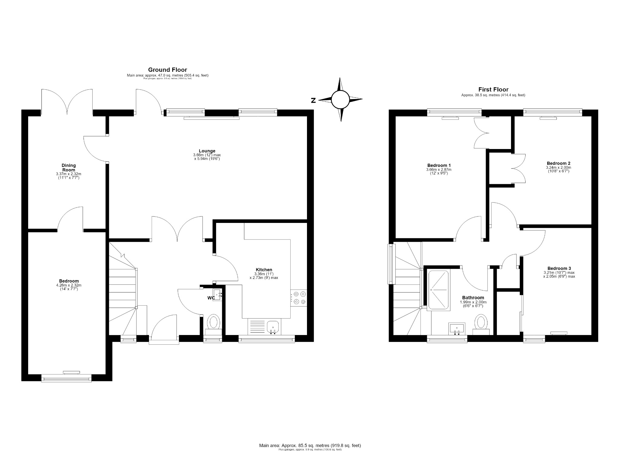 Farnborough, Hampshire floorplan
