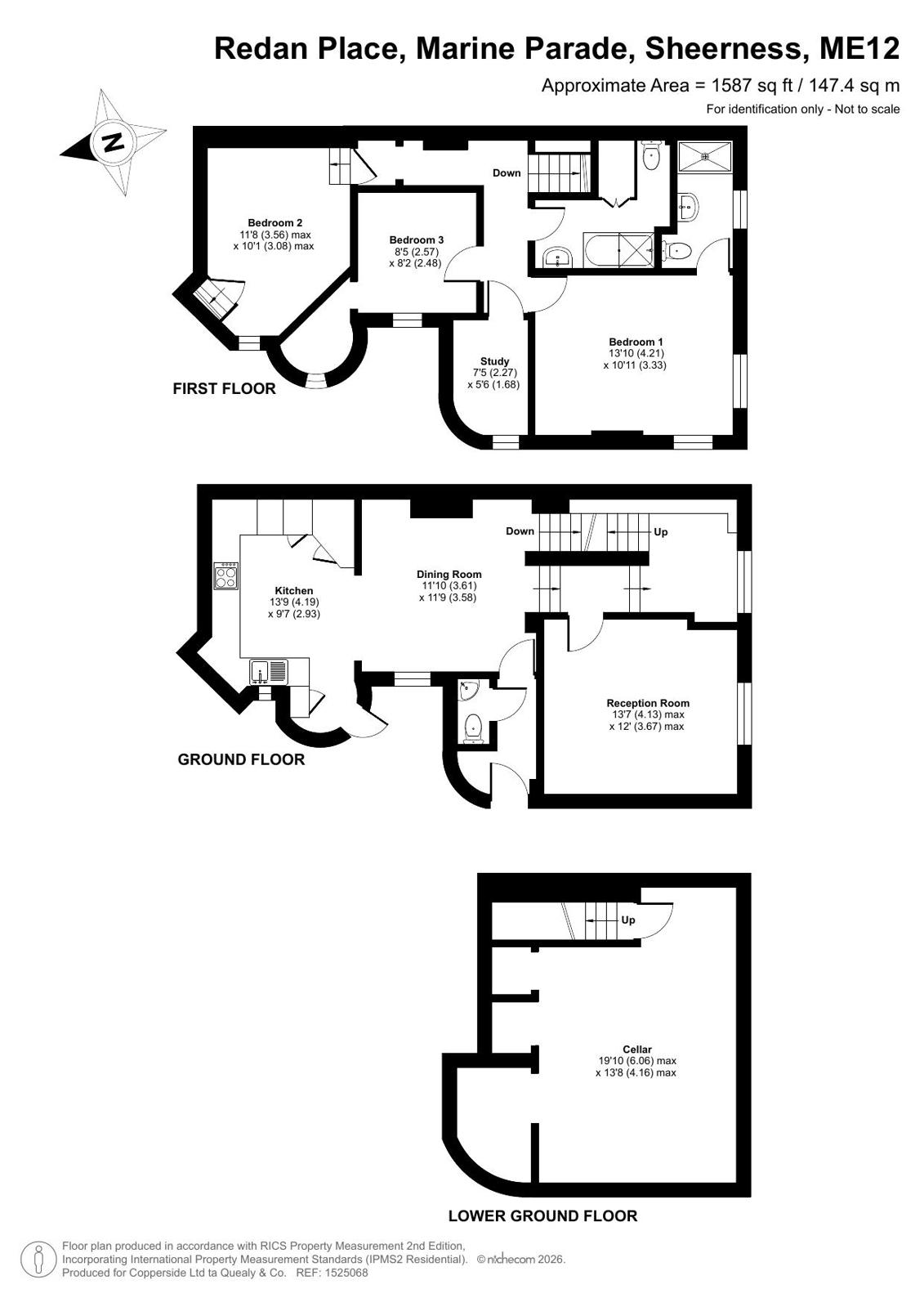 1, Redan Place, Sheerness floorplan