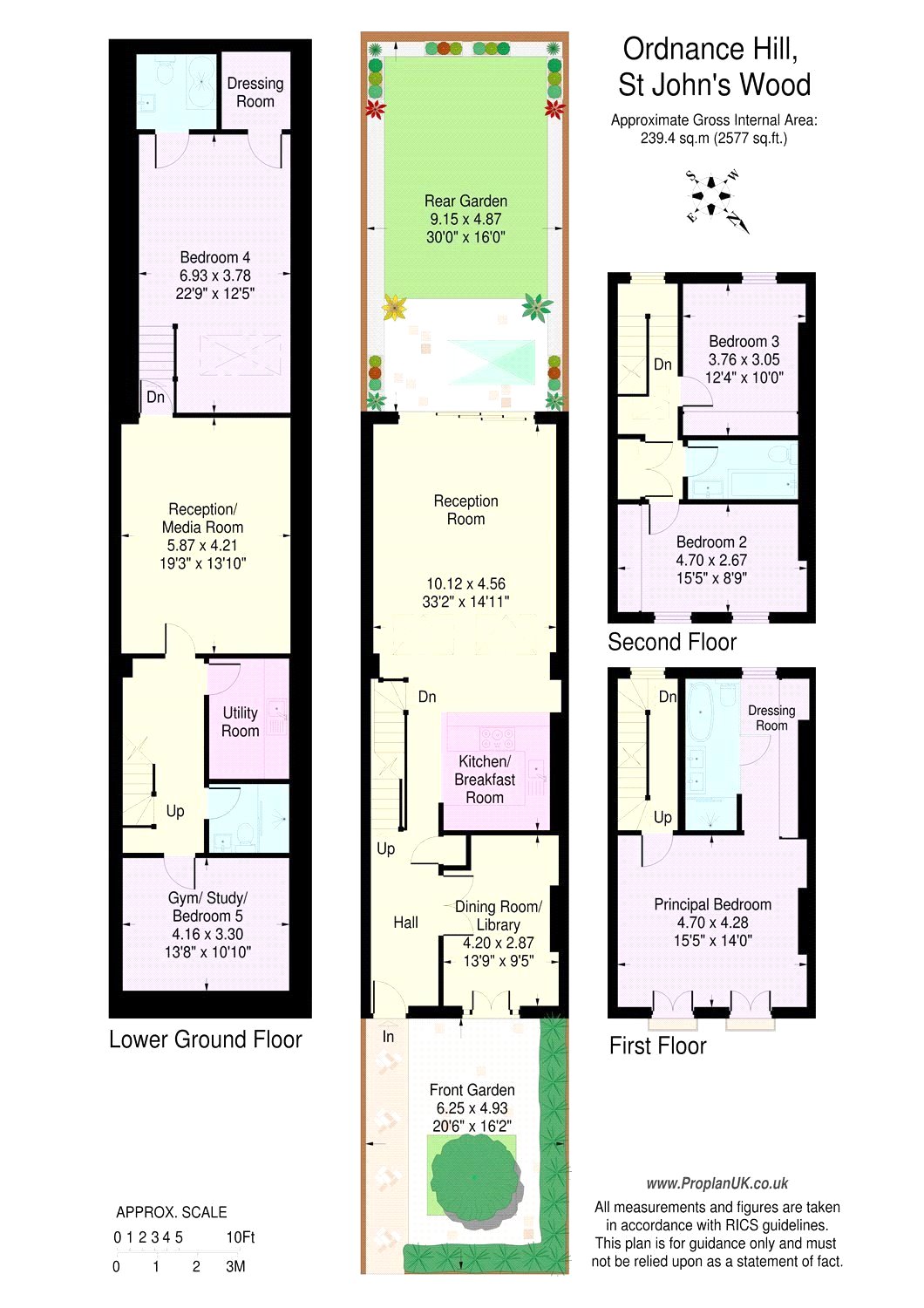 4 Bedrooms  for sale in Ordnance Hill, St John's Wood, London NW8