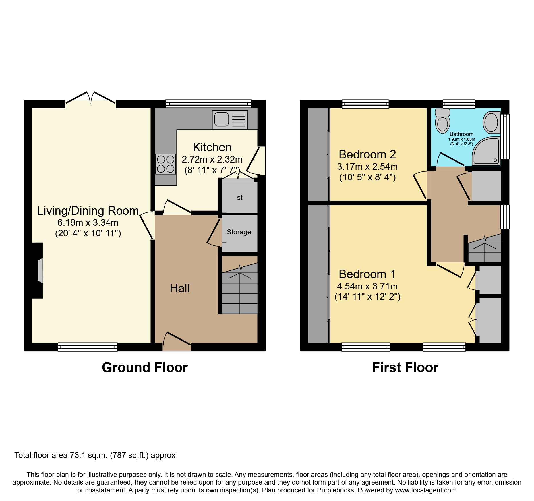 103, Healey Wood Road, Brighouse floorplan