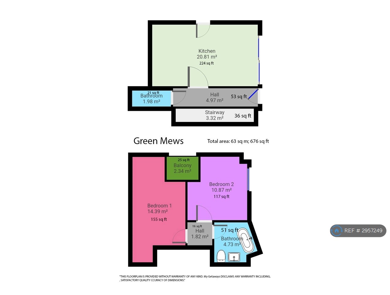 Green Mews, Hogarth Road, Hove floorplan