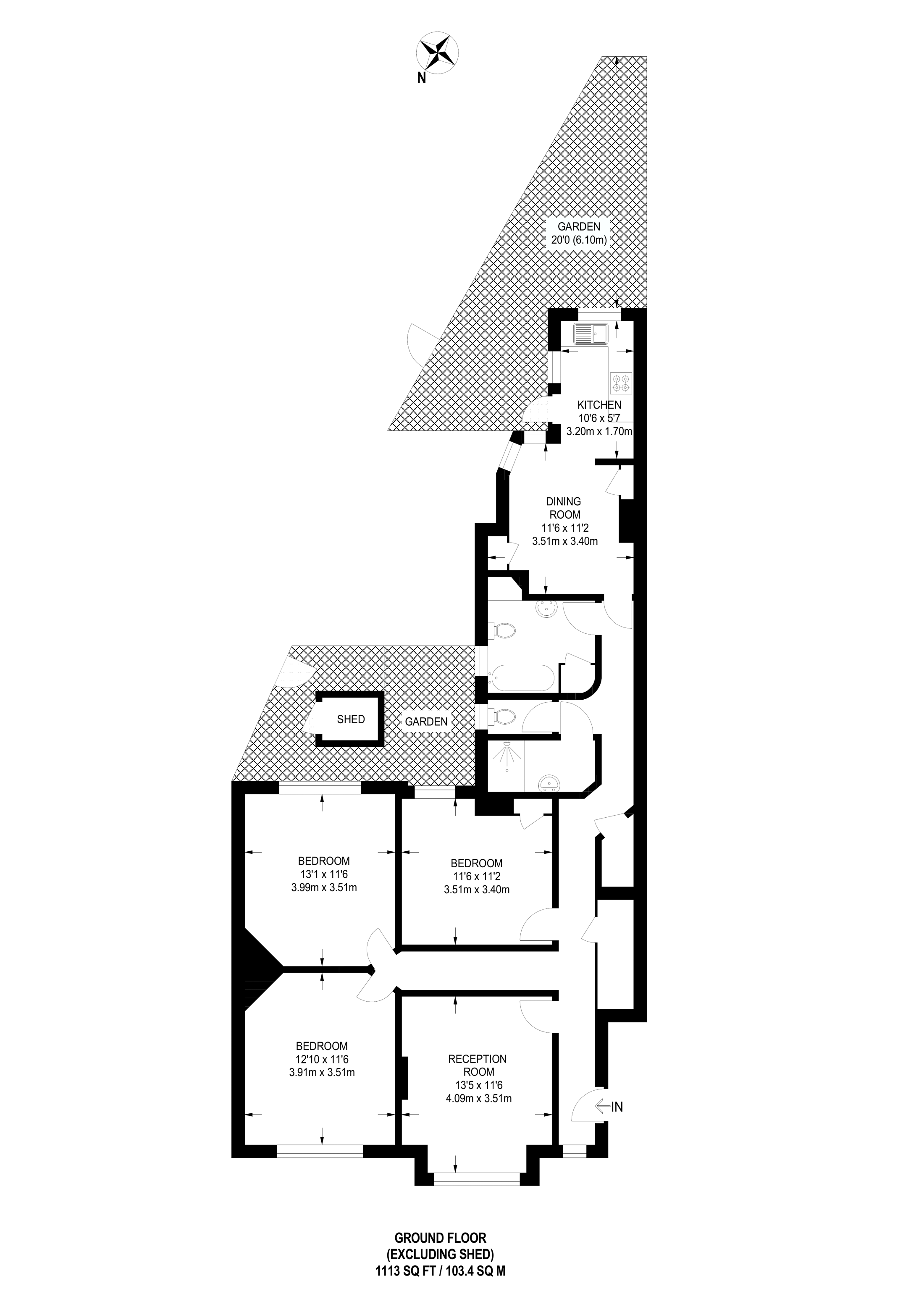 3 Bedrooms Flat for sale in Dalkeith Road, West Dulwich SE21