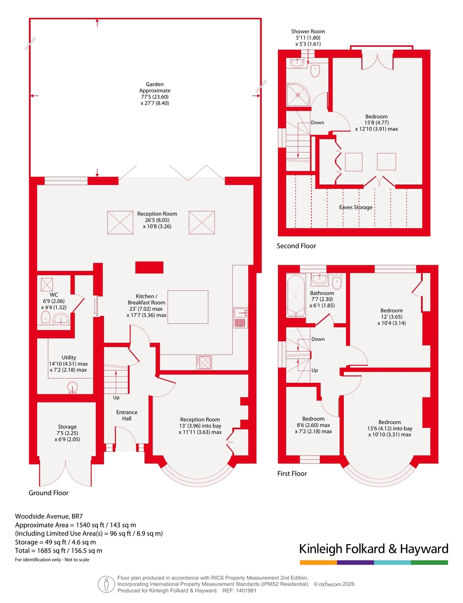 80, Woodside Avenue, Chislehurst floorplan