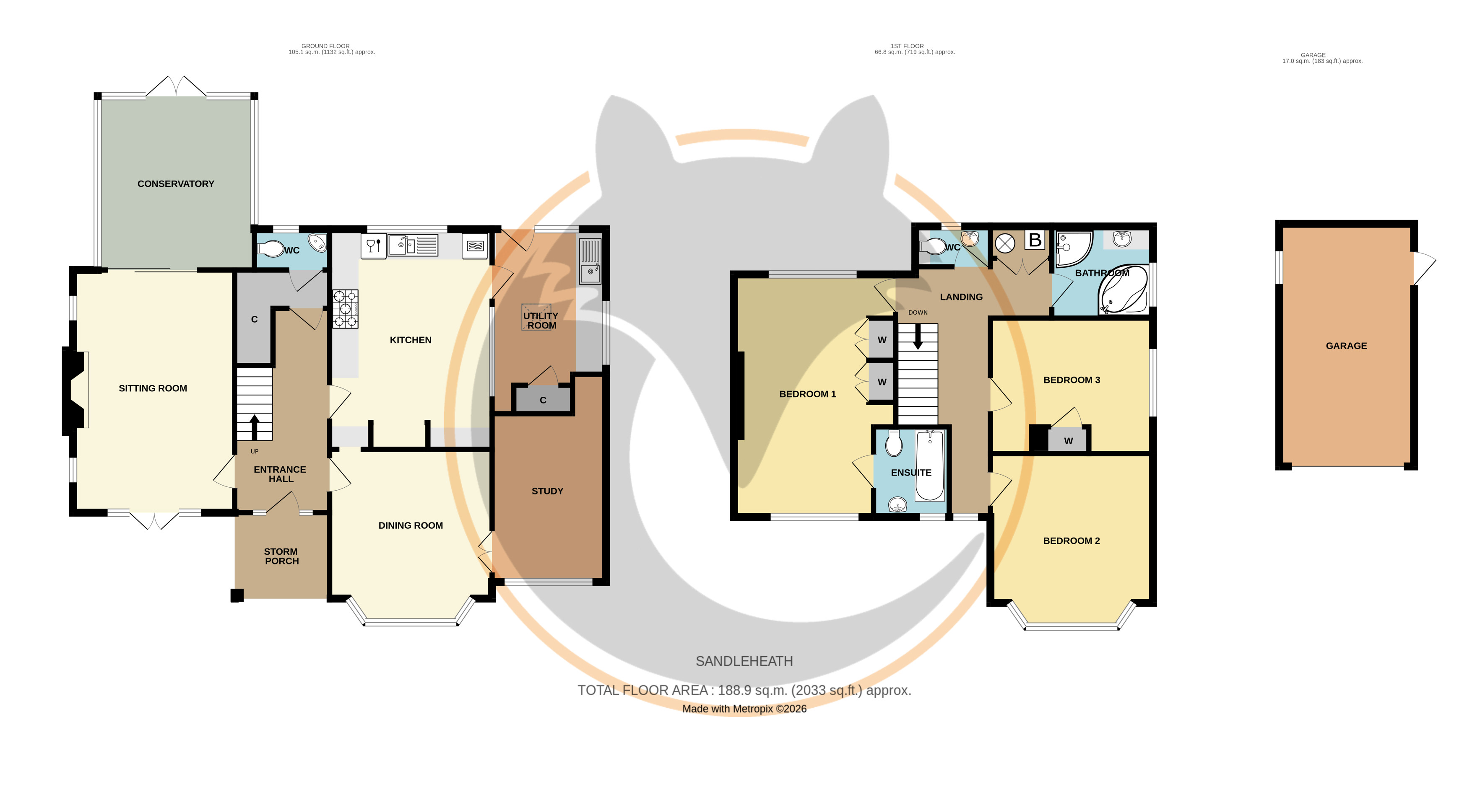 Sandle Heath,, Silver Street, Lymington floorplan
