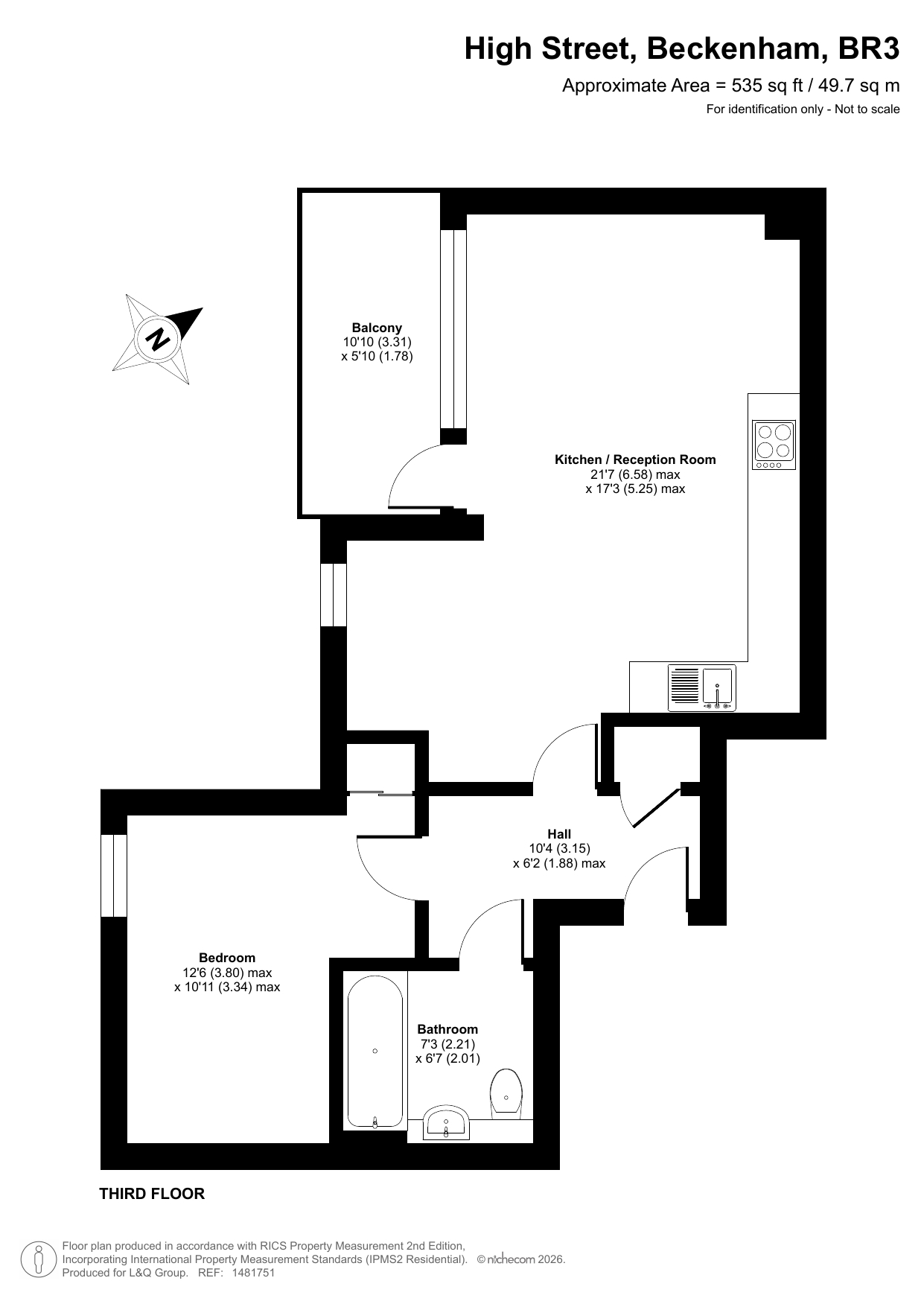 92 High Street, Beckenham floorplan