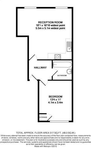 Denmark Hill, London floorplan
