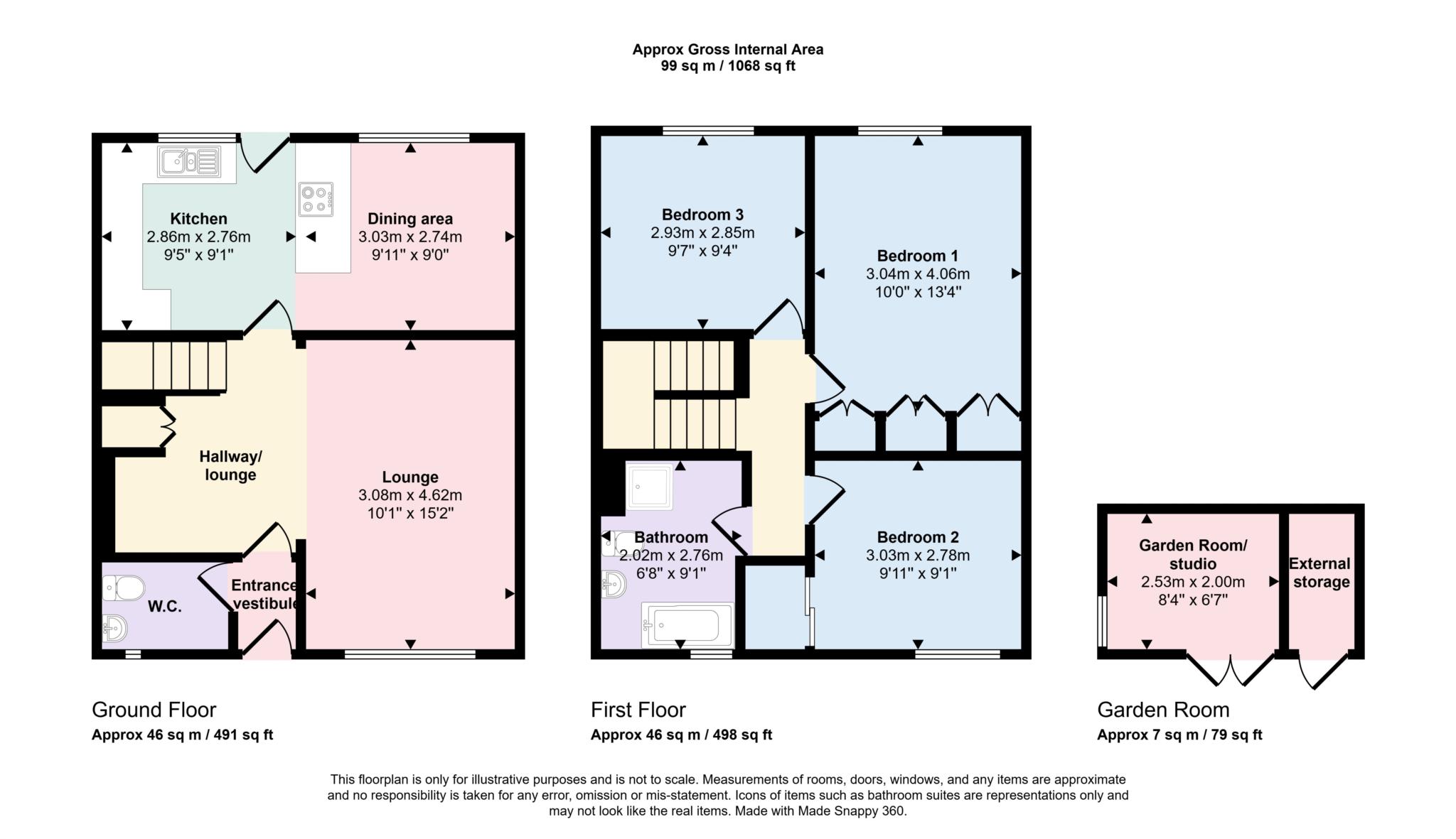 1, Clova Crescent, Nairn floorplan