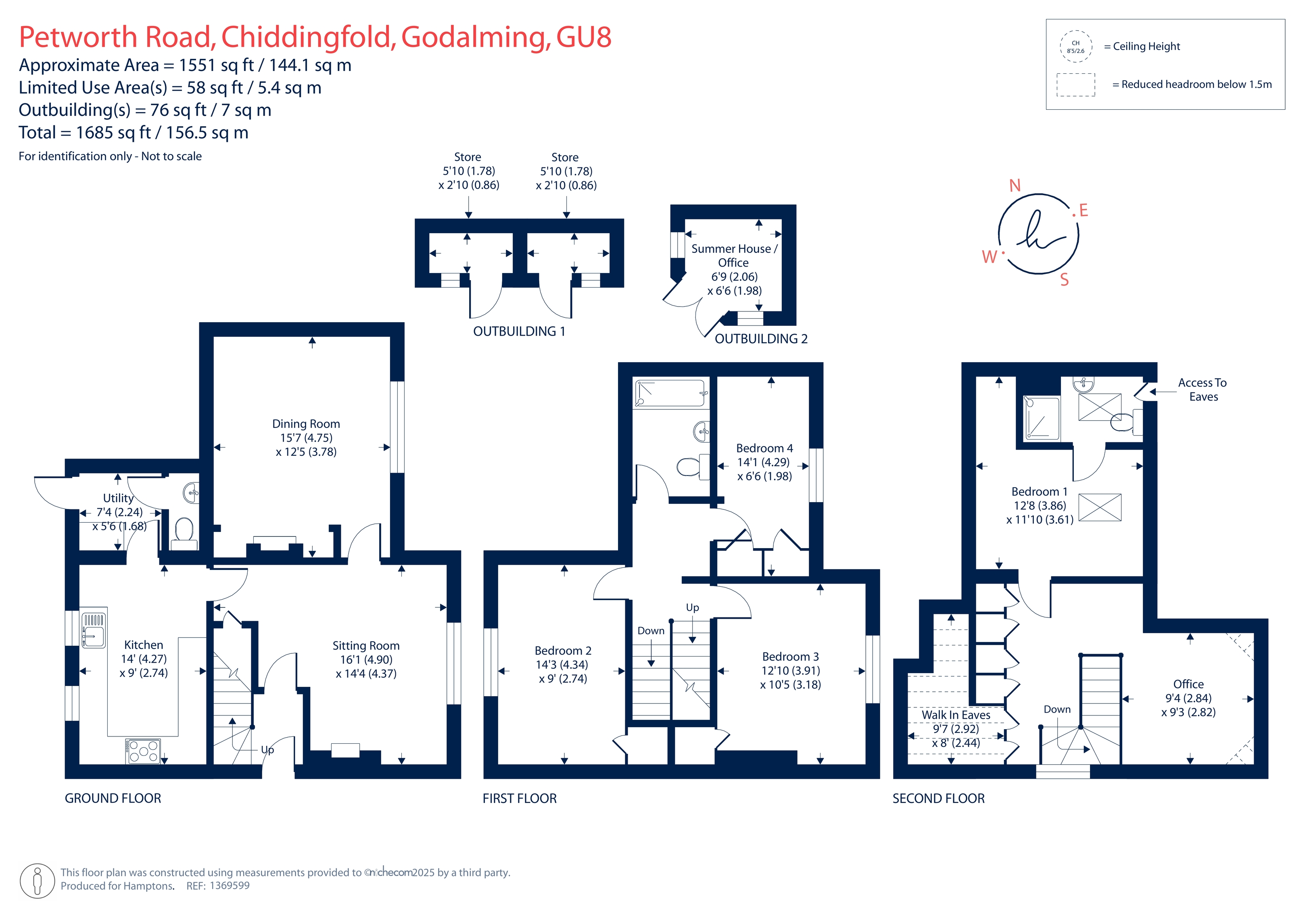 1 Ramster Cottages, Petworth Road, Chiddingfold floorplan
