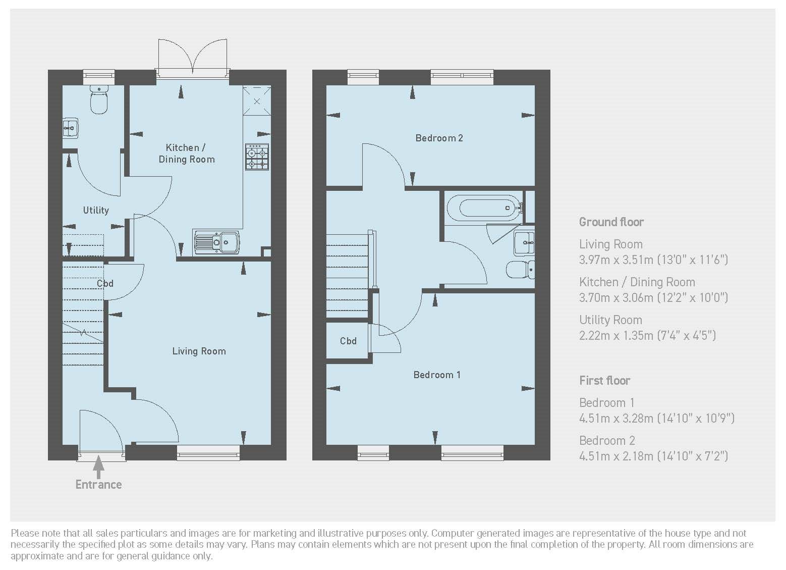 Forde Grove, Calverley Lane, Horsforth Leeds West Yorkshire floorplan