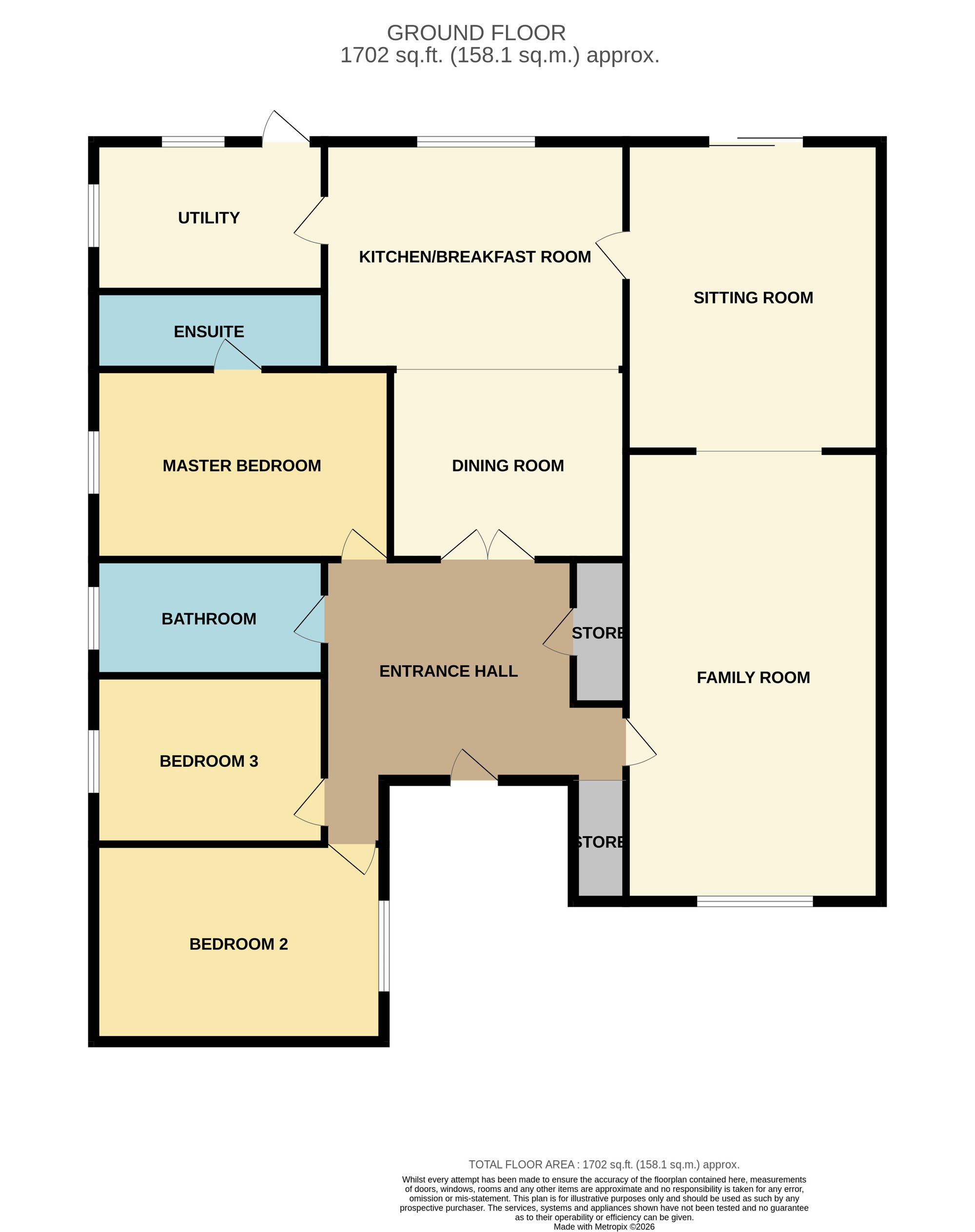 Hollybush Bungalow Corbetts Lane, Caerphilly floorplan
