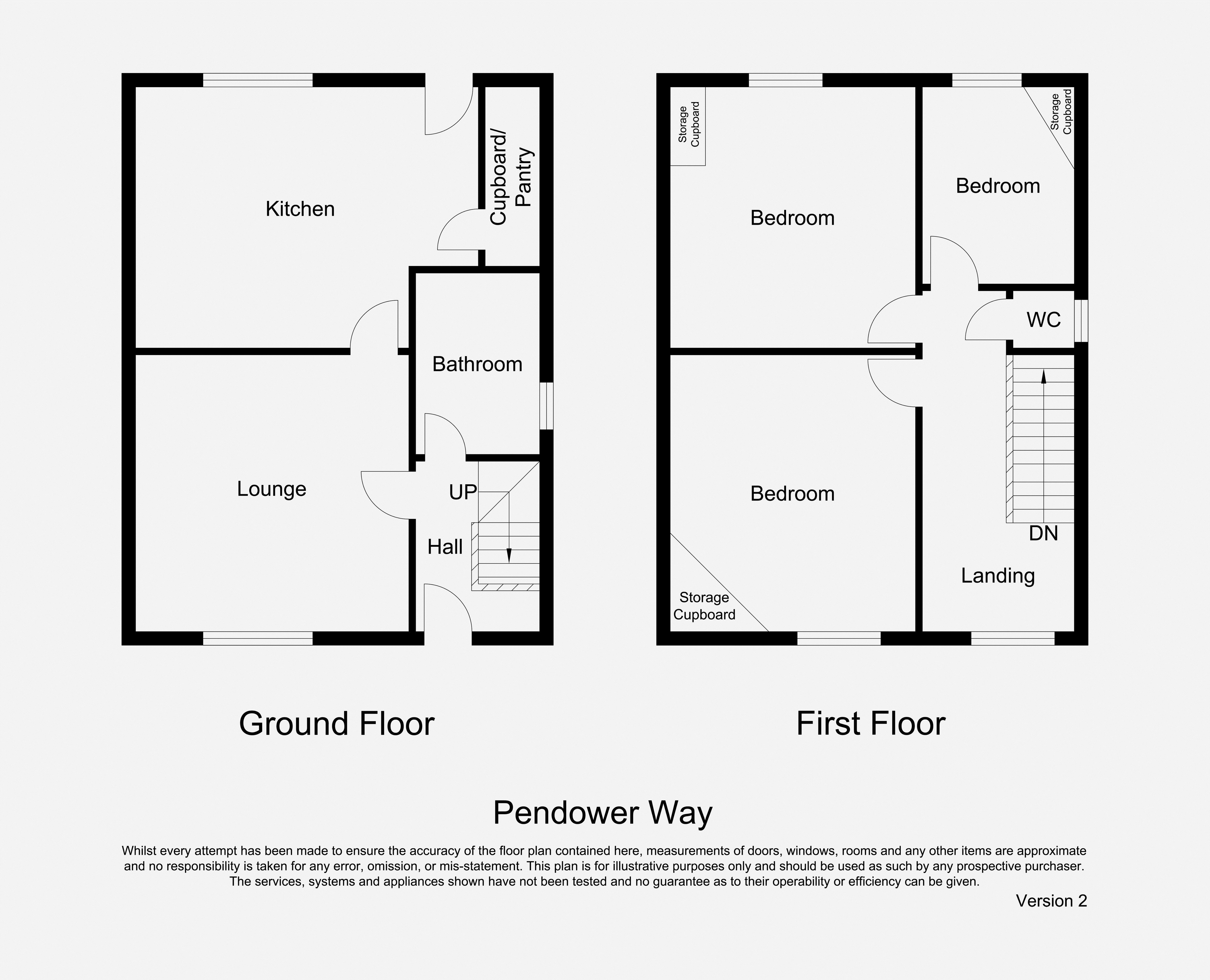 36, Pendower Way, Newcastle Upon Tyne floorplan
