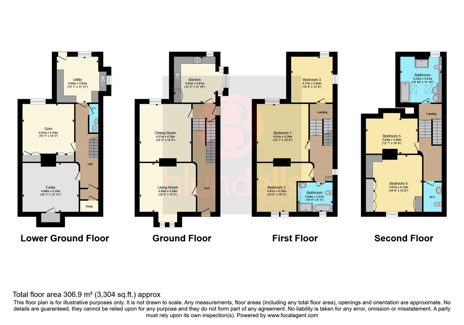 305, Handsworth Road, Sheffield floorplan