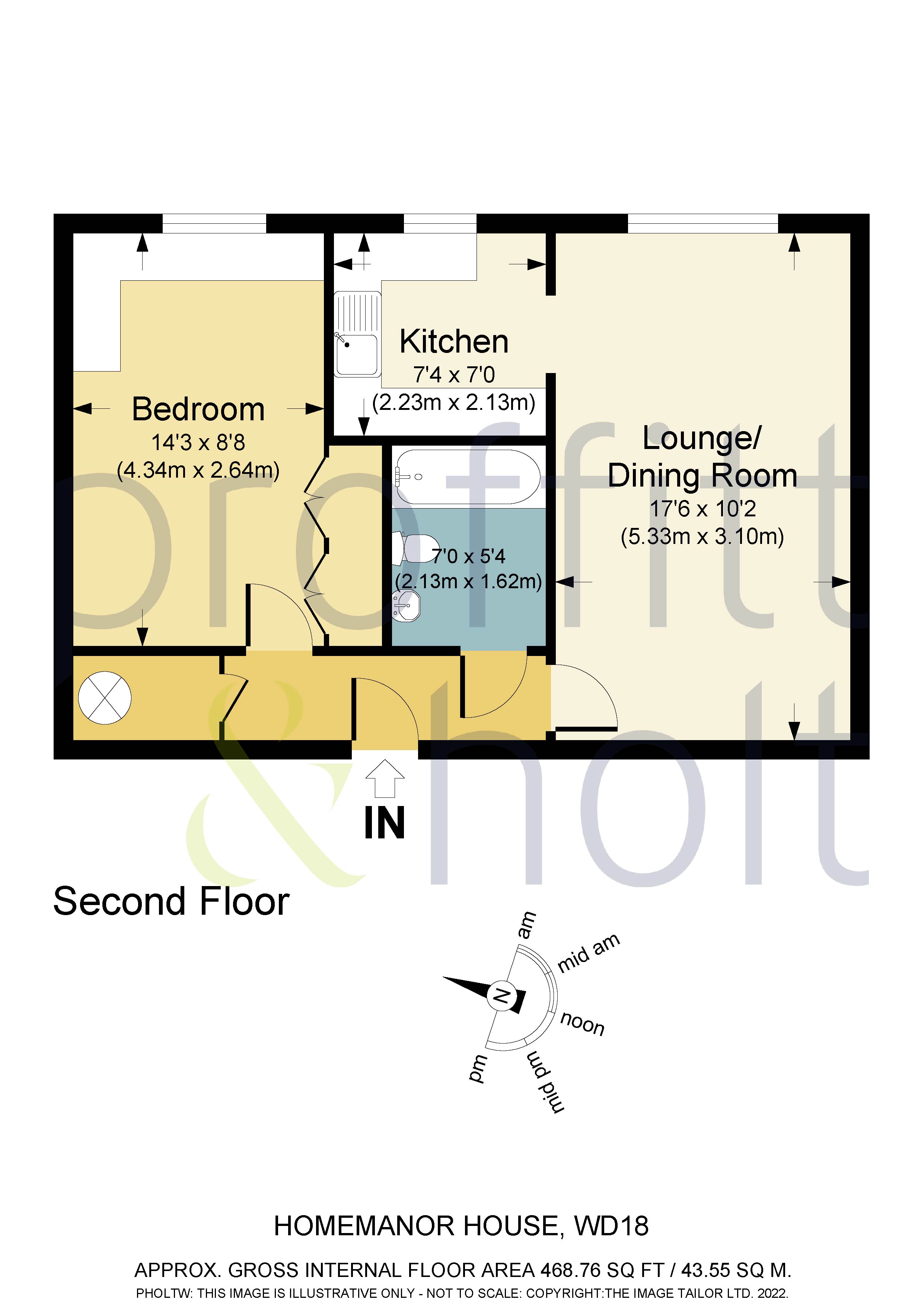 Cassio Road, Watford WD18, 1 bedroom flat for sale 63531264