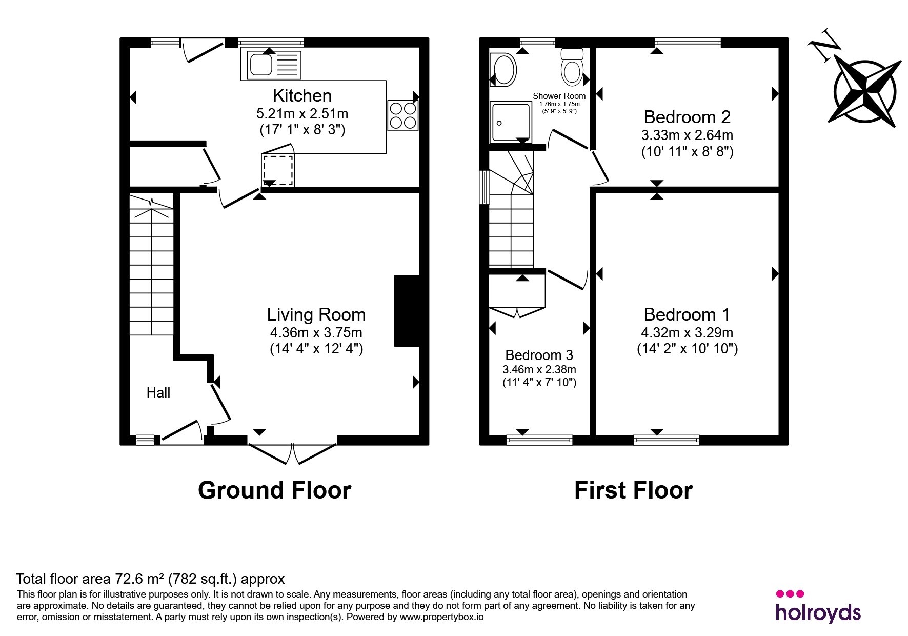 33, Canal Road, Keighley floorplan