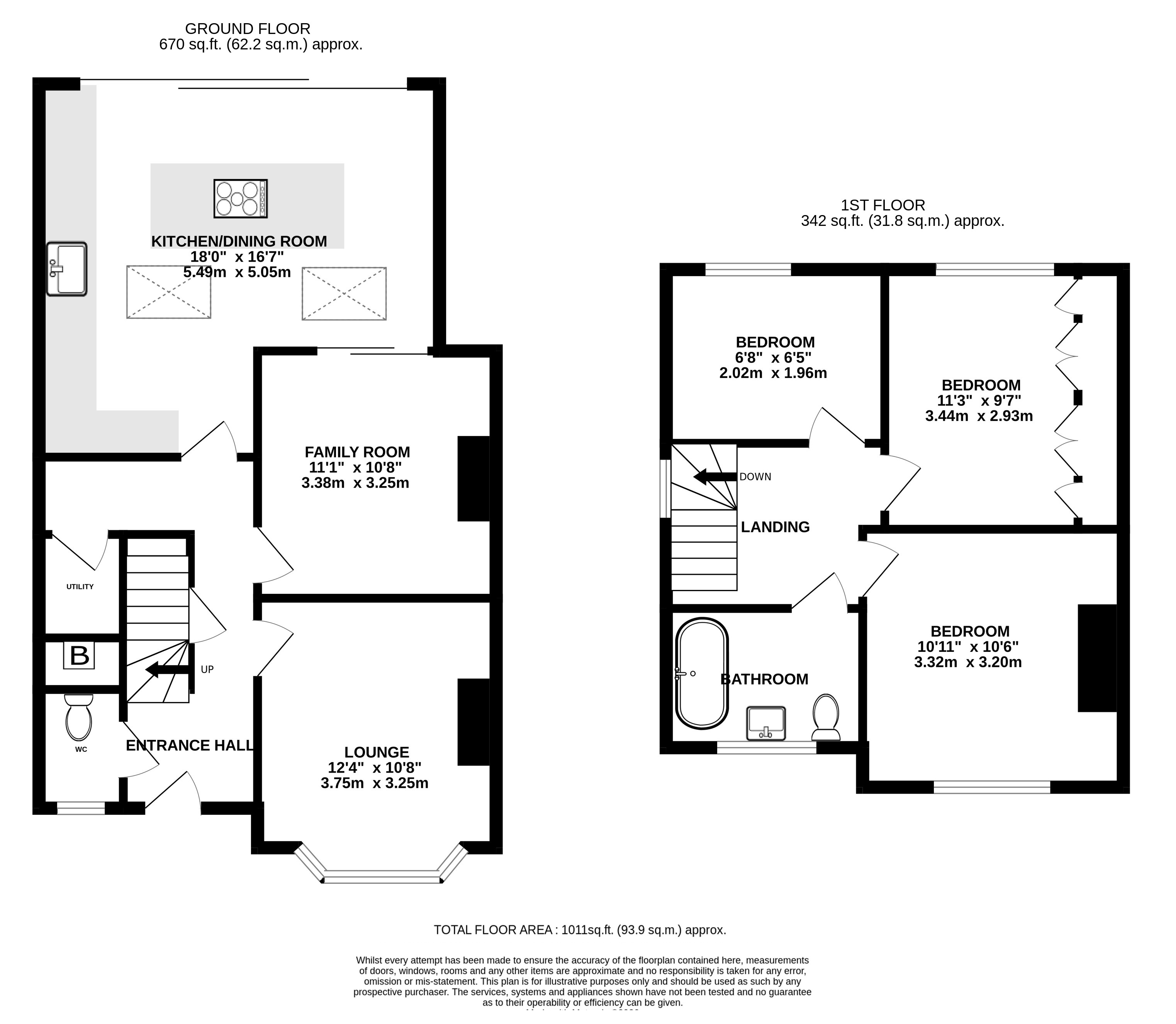 36, Ver Road, St. Albans floorplan