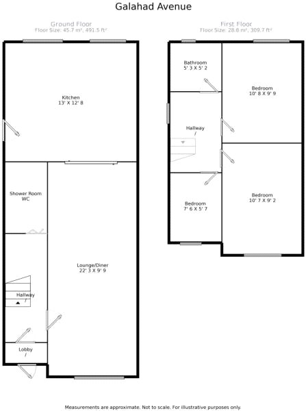 3 Bedrooms Semi-detached house to rent in Galahad Avenue, Rochester, Kent ME2