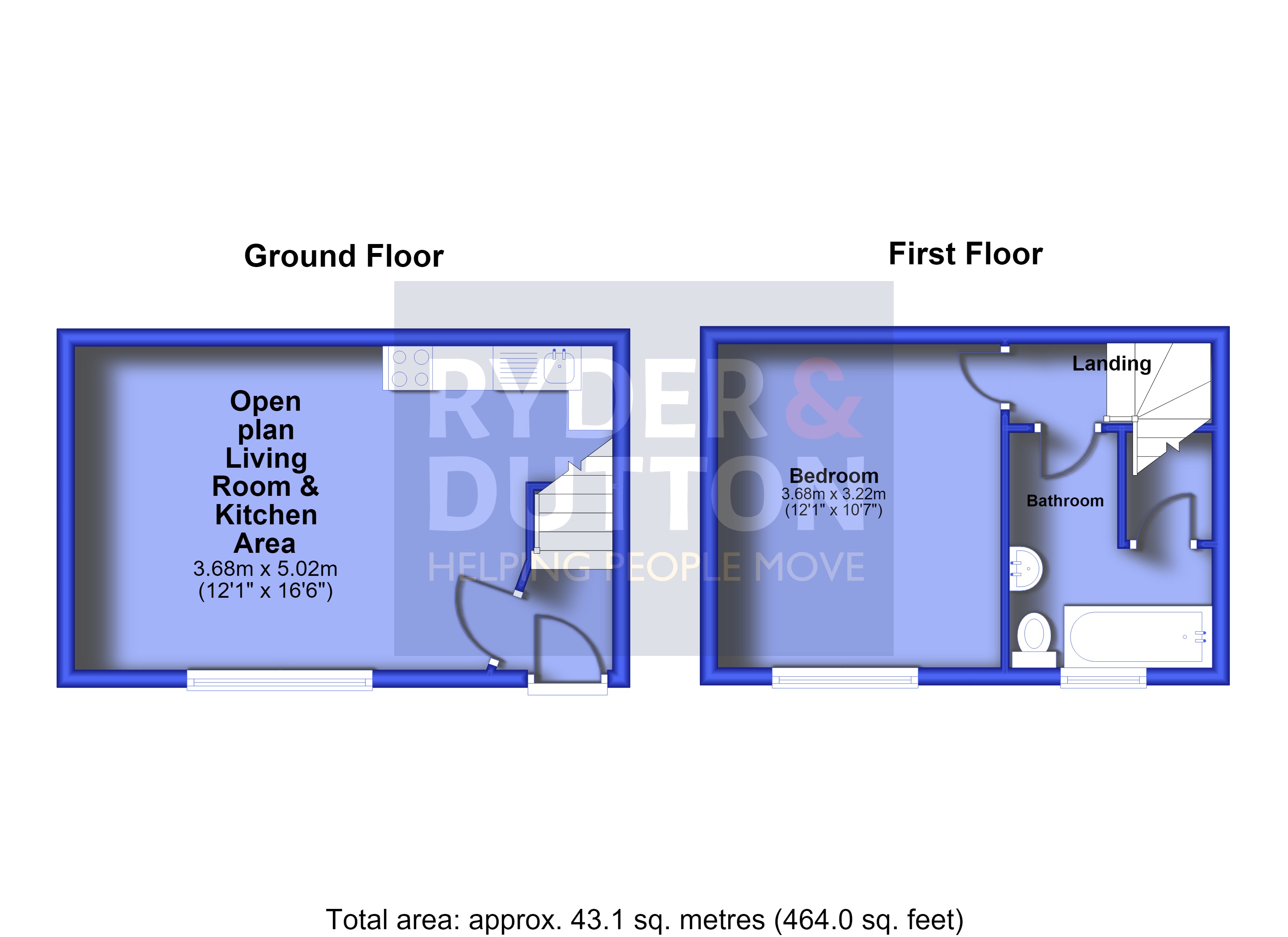923, Manchester Road, West Yorkshire floorplan