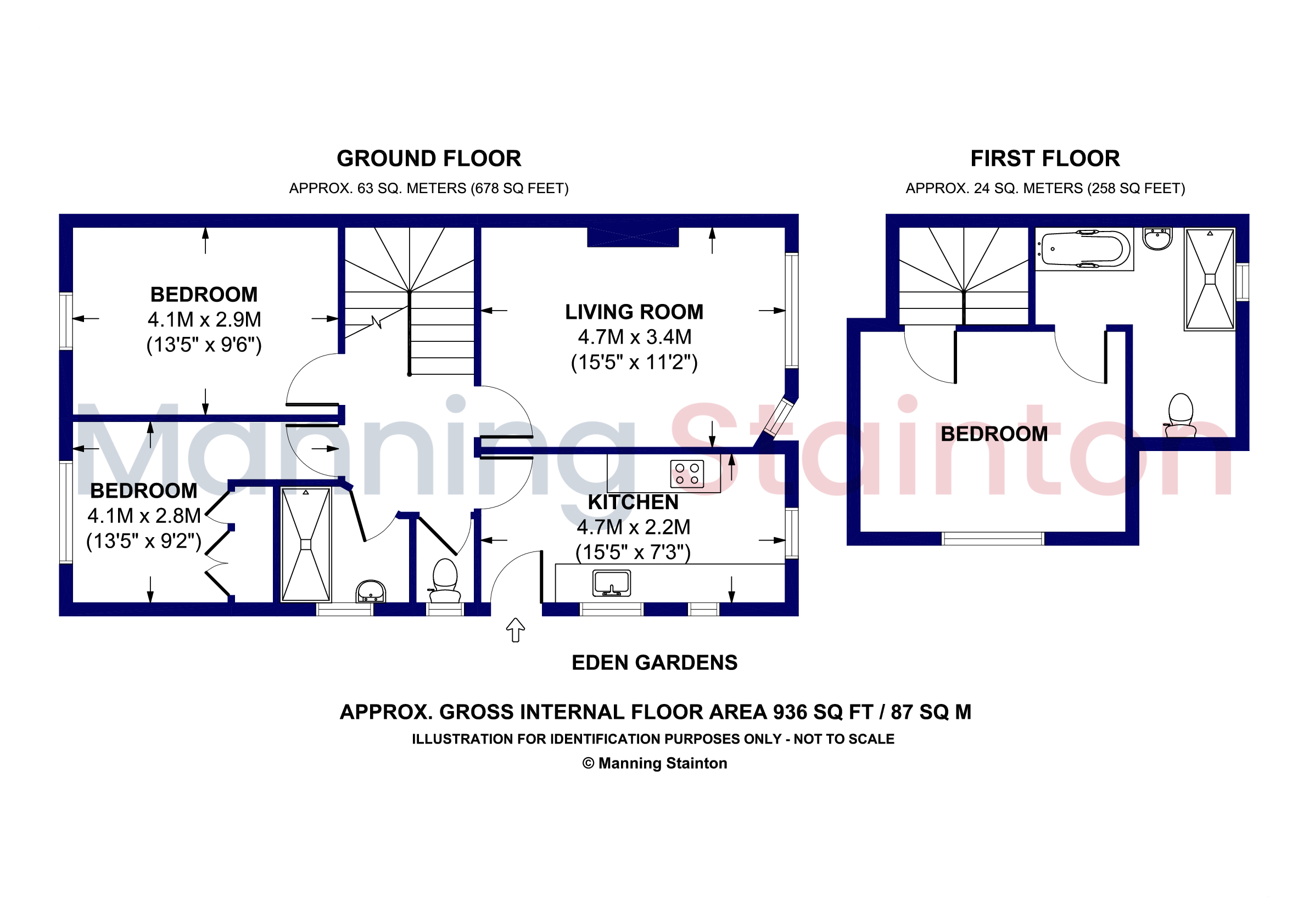 11, Eden Gardens, Leeds floorplan
