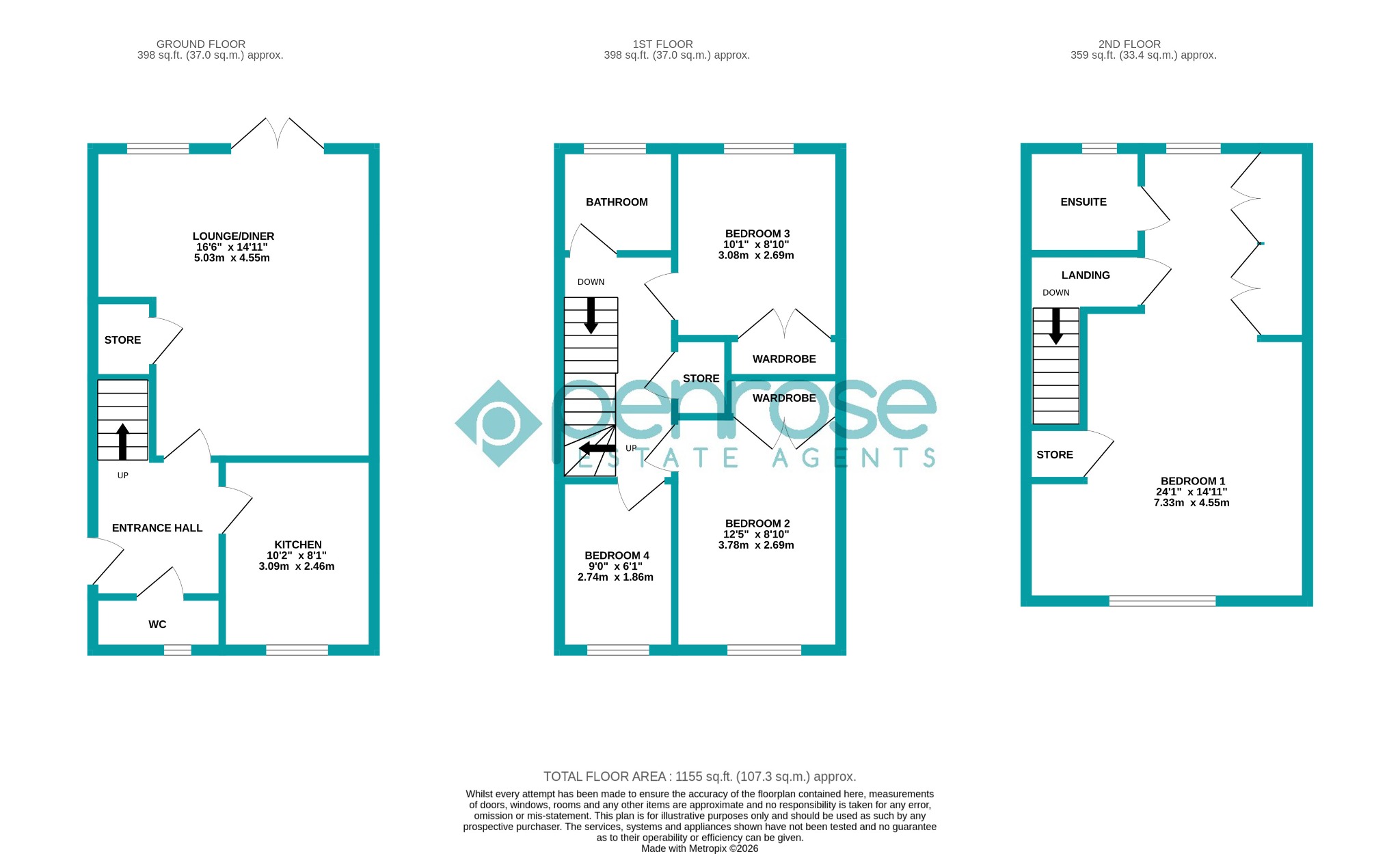 Dunstable, Bedfordshire floorplan