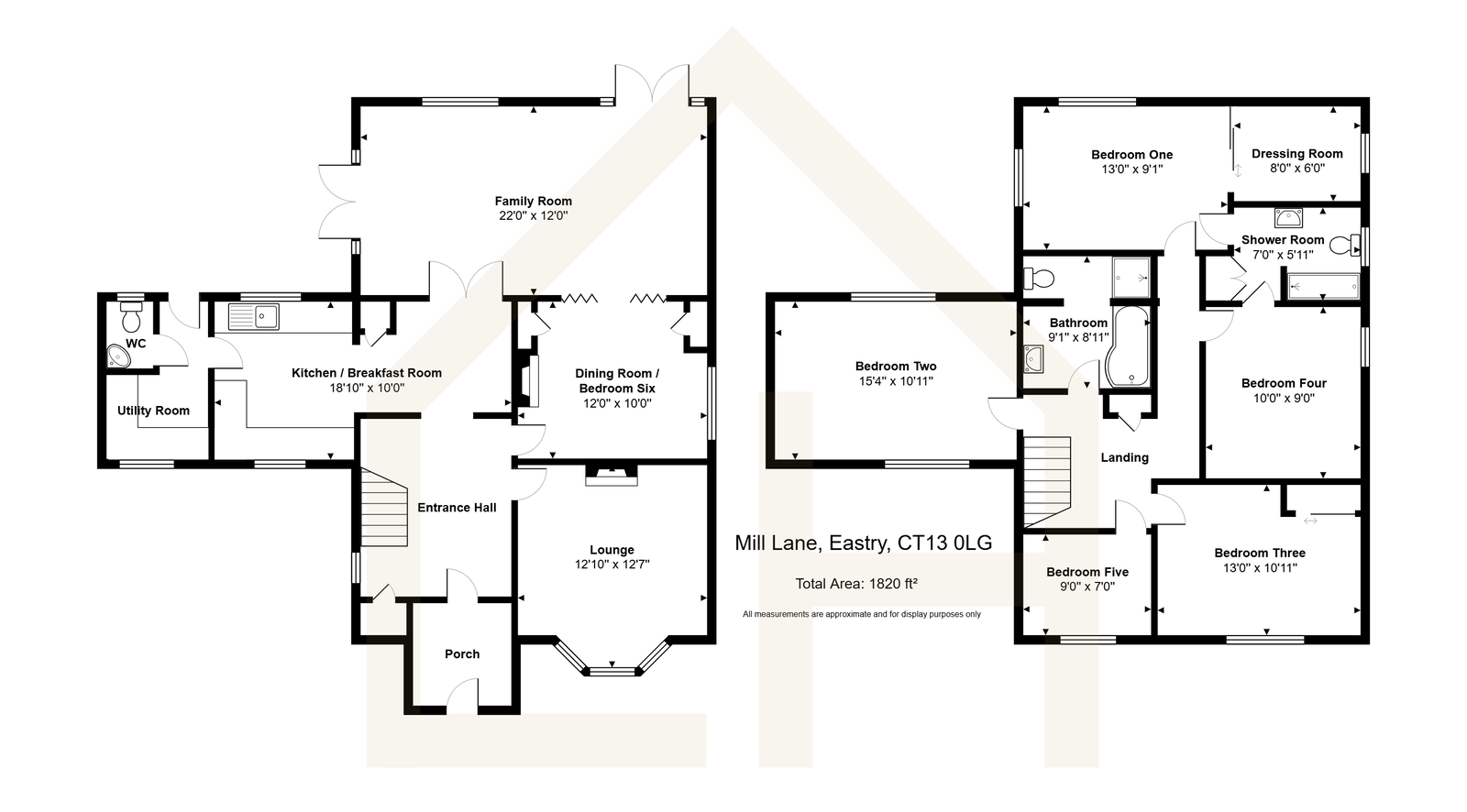 Sunny Side, Mill Lane, Sandwich floorplan