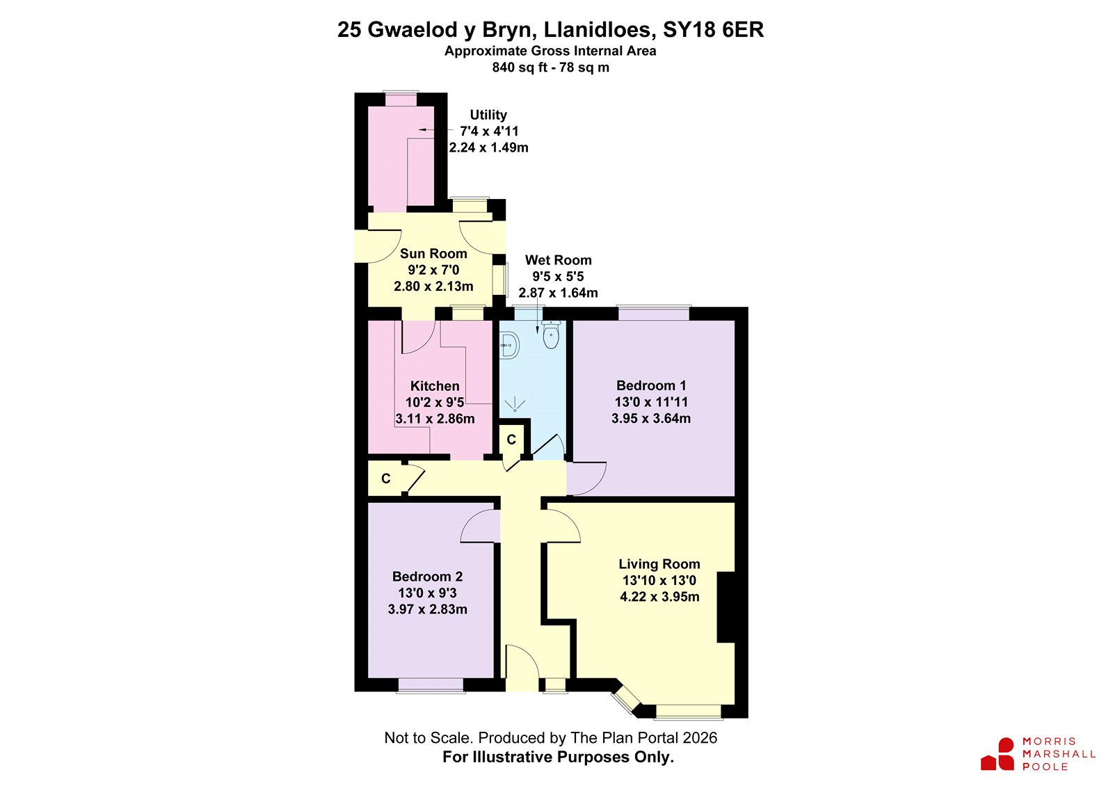 Gwaelod Y Bryn, Powys floorplan