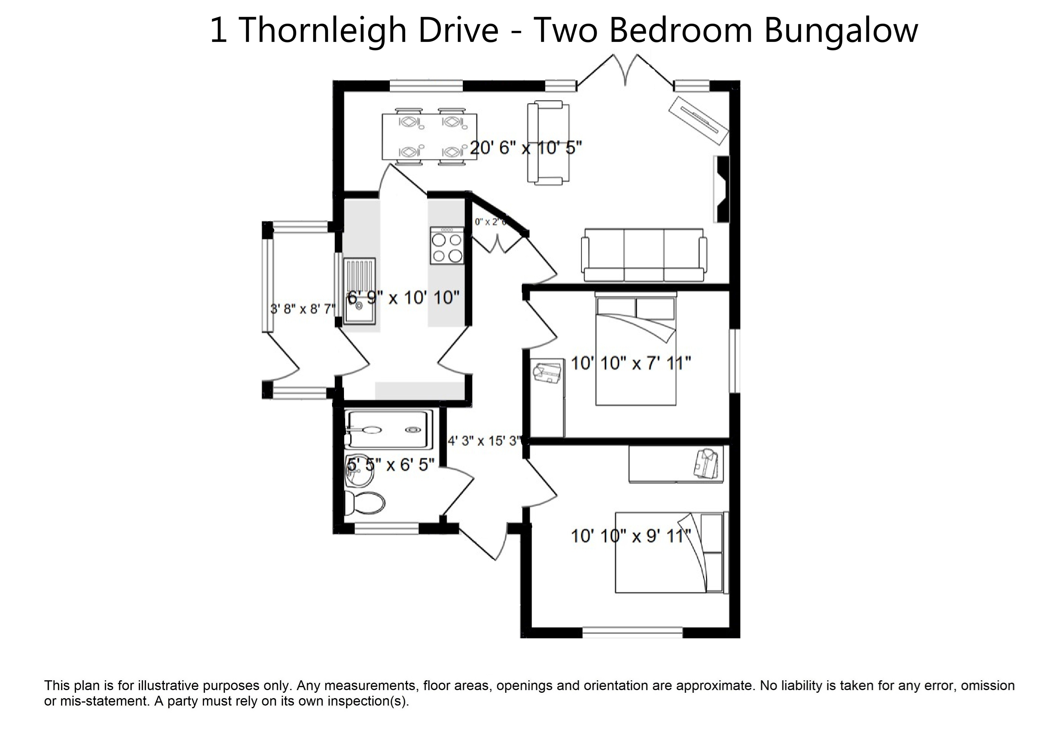 1a, Thornleigh Drive, Orton Longueville, Peterborough floorplan