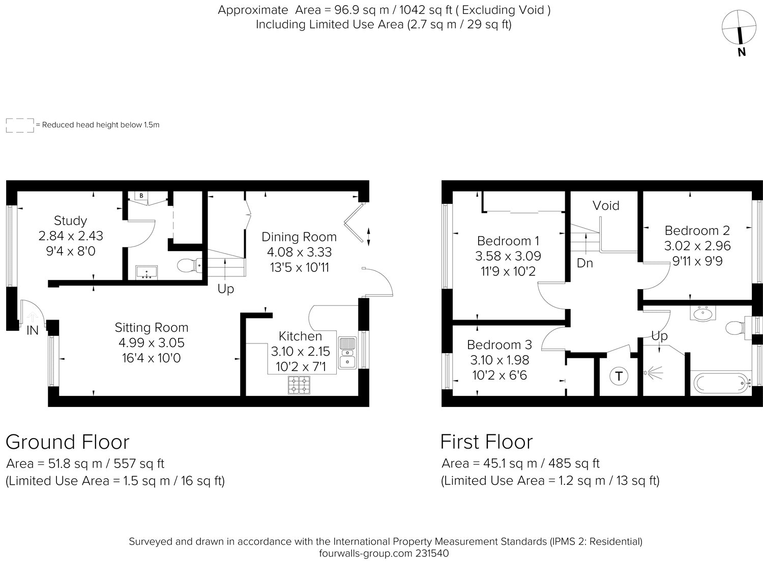 3 Bedrooms Terraced house for sale in Little Reeves Avenue, Amersham, Buckinghamshire HP7