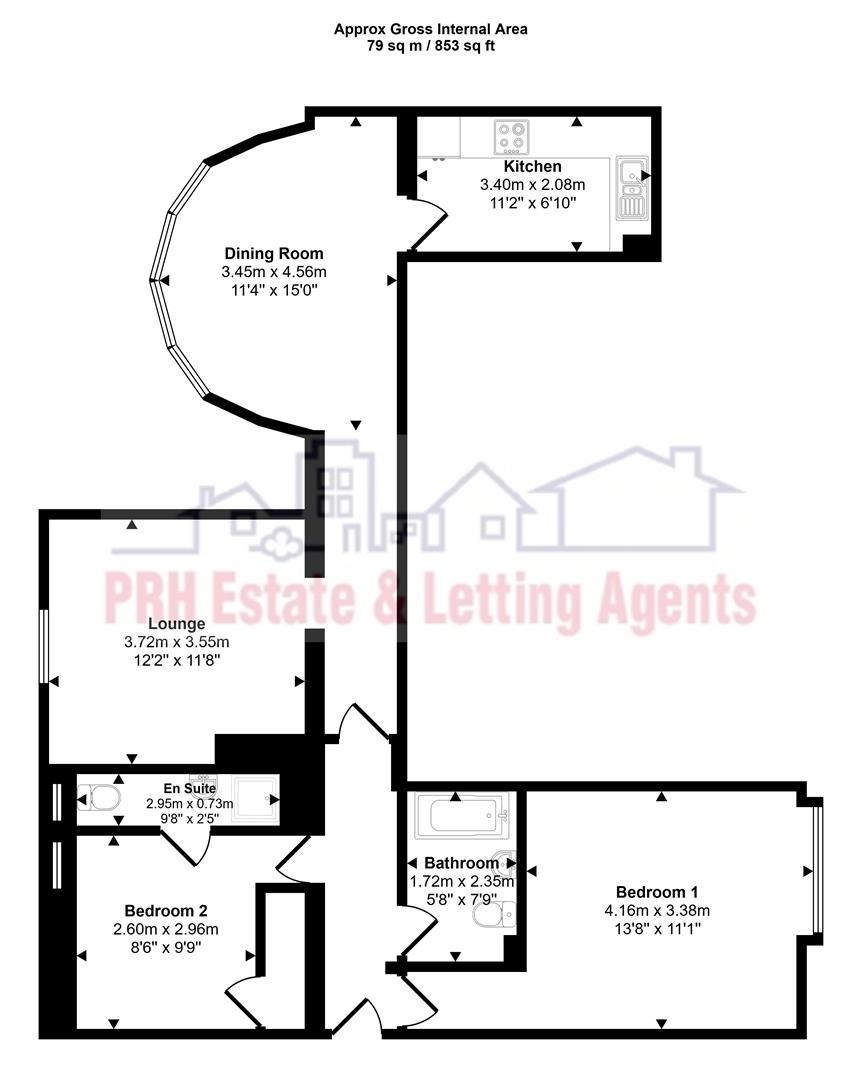 Apartment 15, Kenegie Manor House, Kenegie Manor, Gulval floorplan