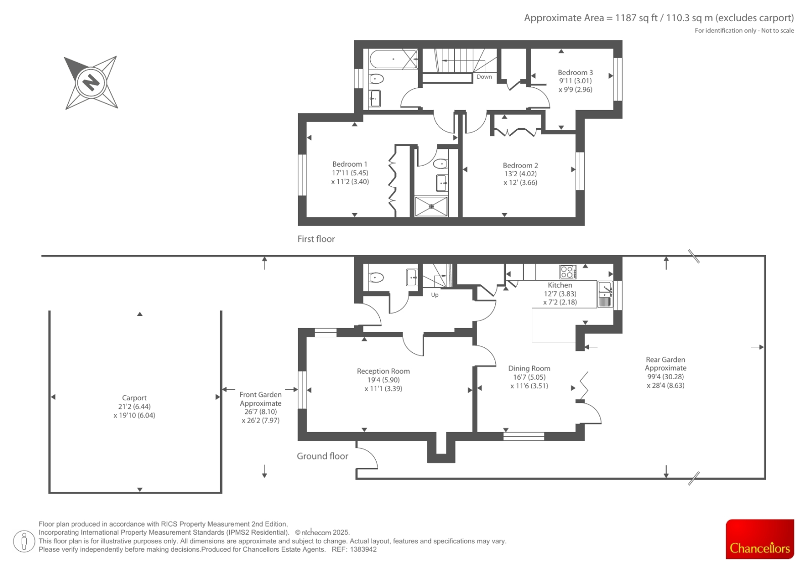 8, Couling Close, Kidlington floorplan