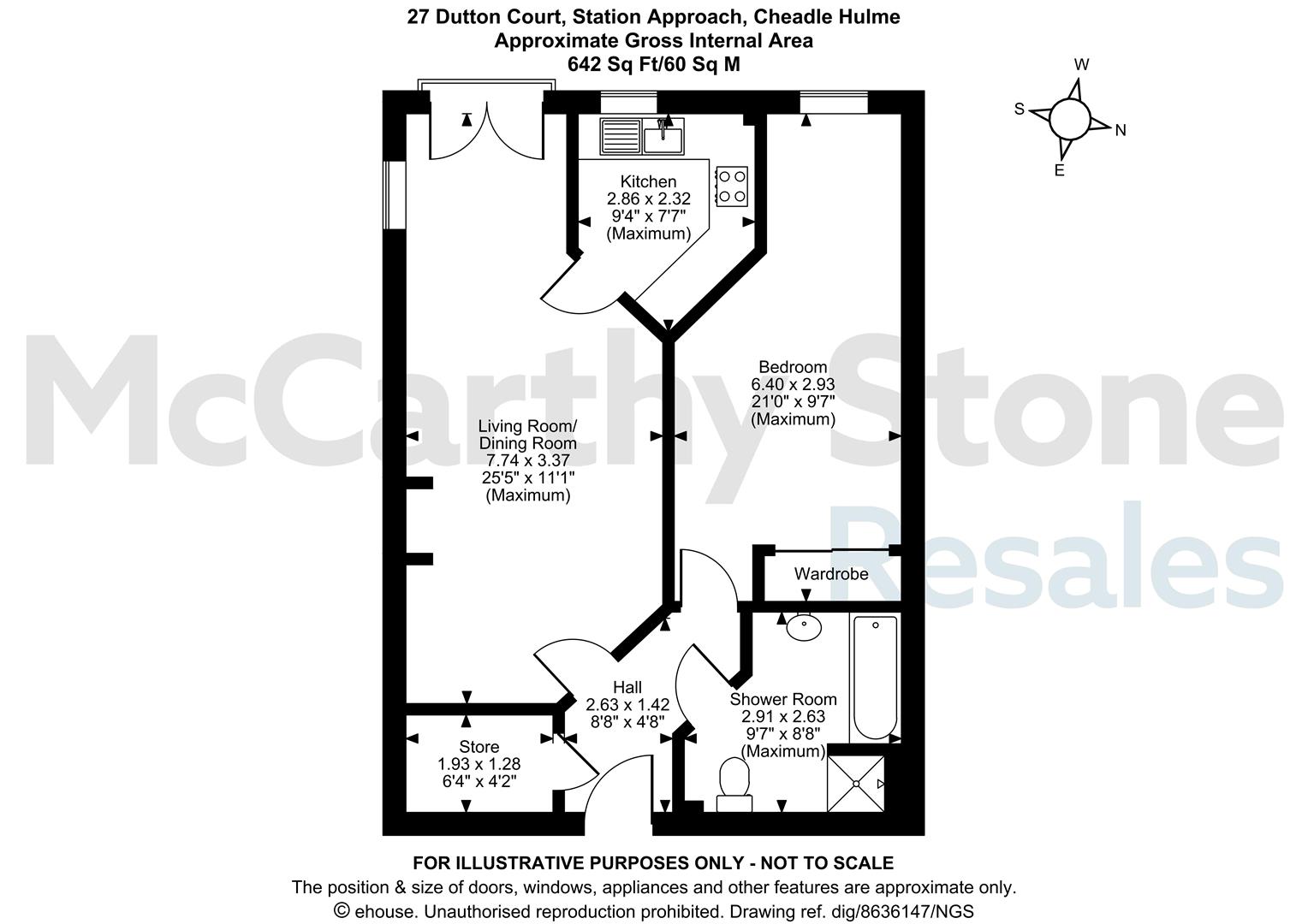 27 Dutton Court, Station Approach, Off Station Road, Cheadle Hulme floorplan