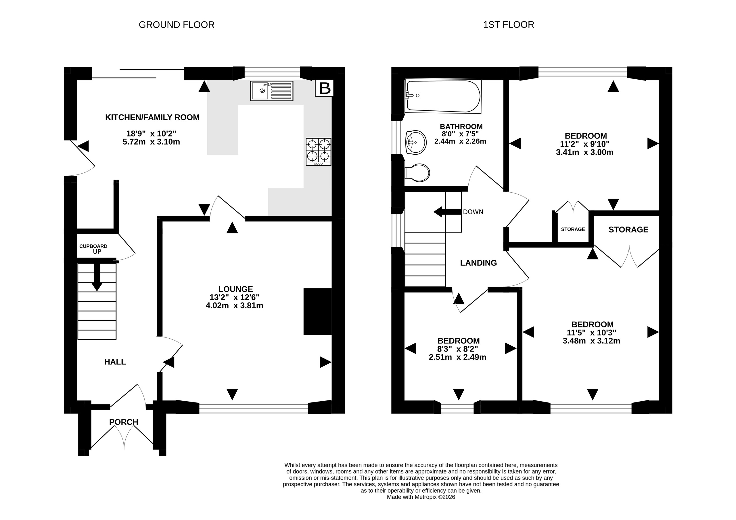 17 Sheepwood Close, Bristol floorplan