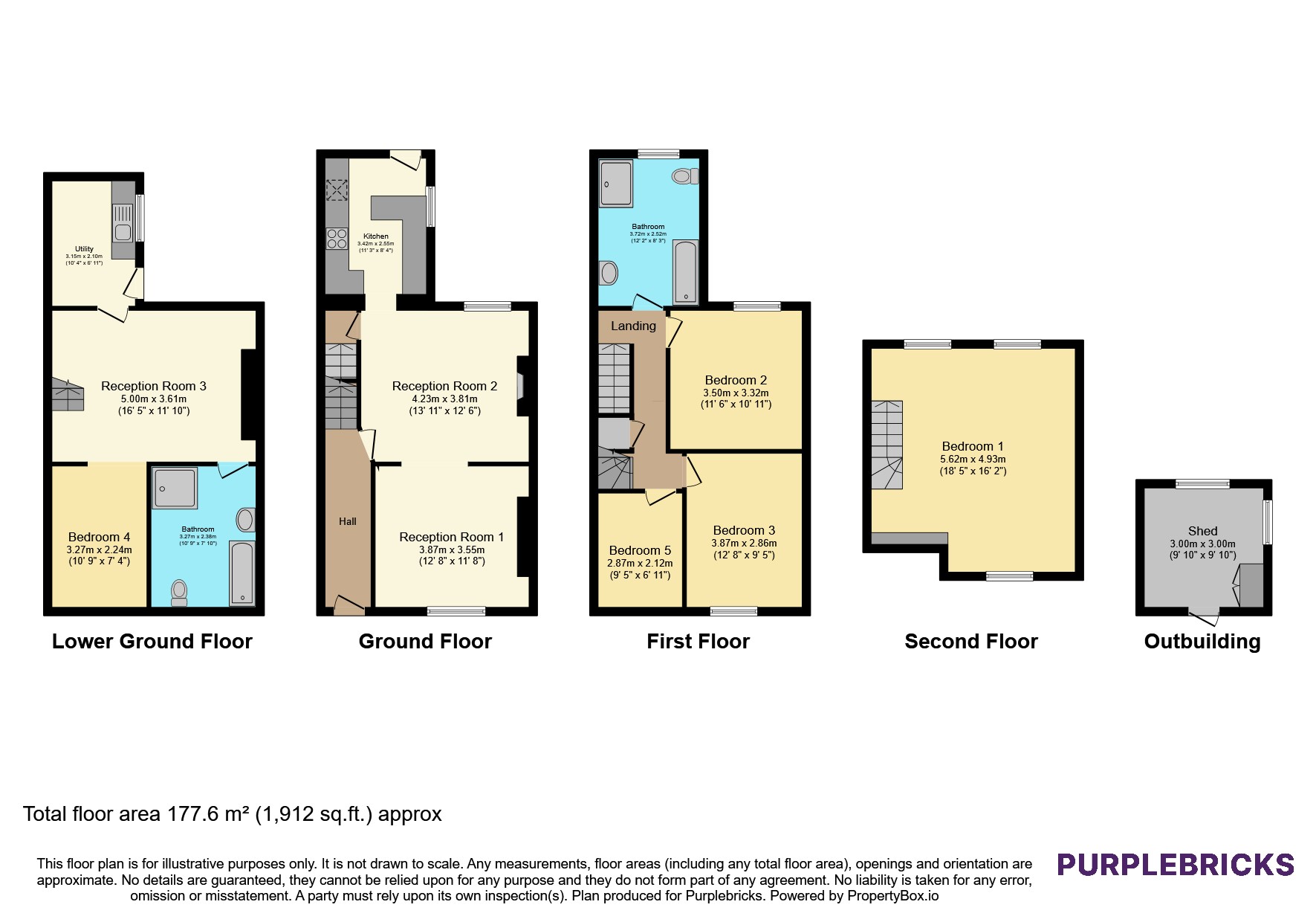 Abercar Villa,, High Street, Sennybridge, Brecon floorplan