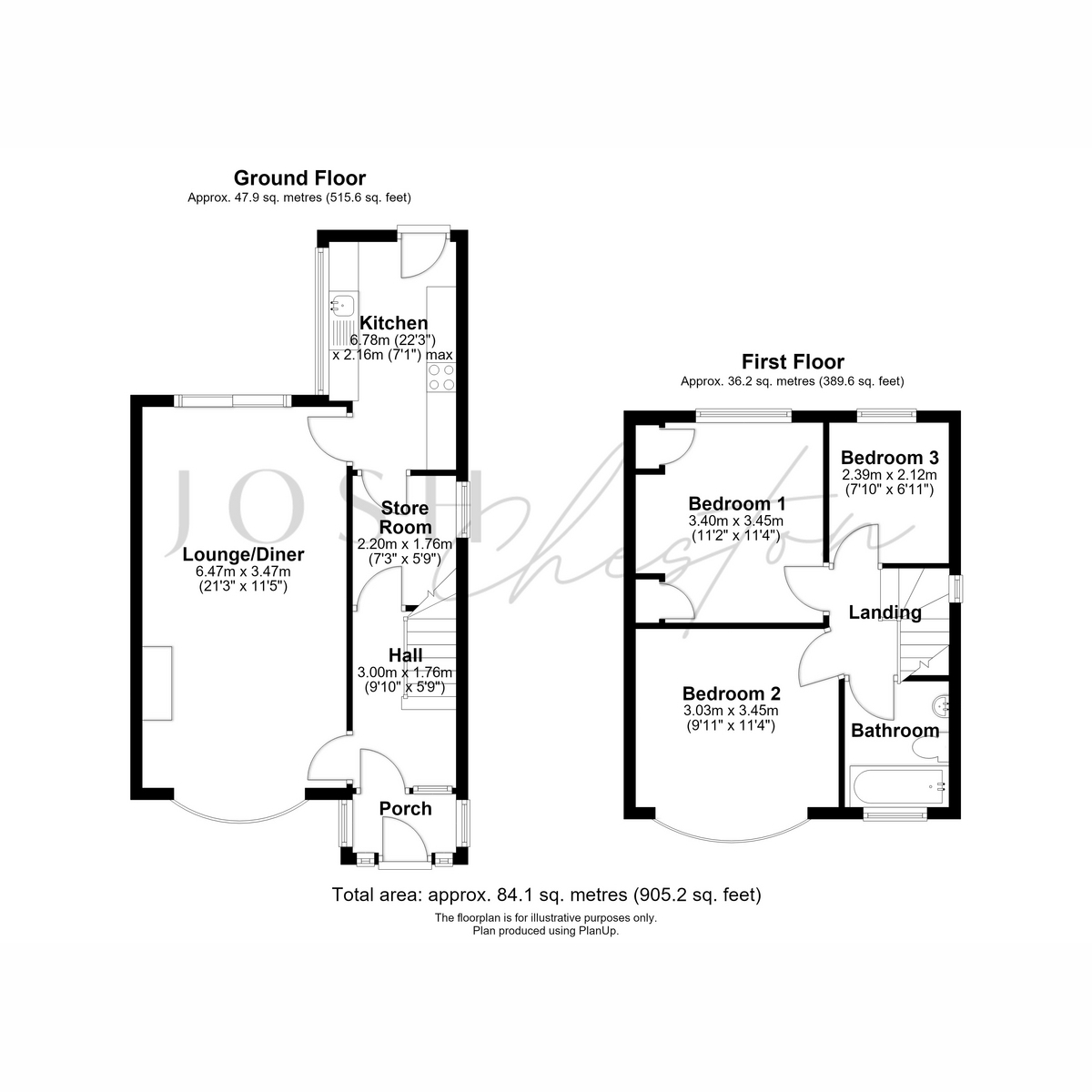 Ash Street, Manchester floorplan