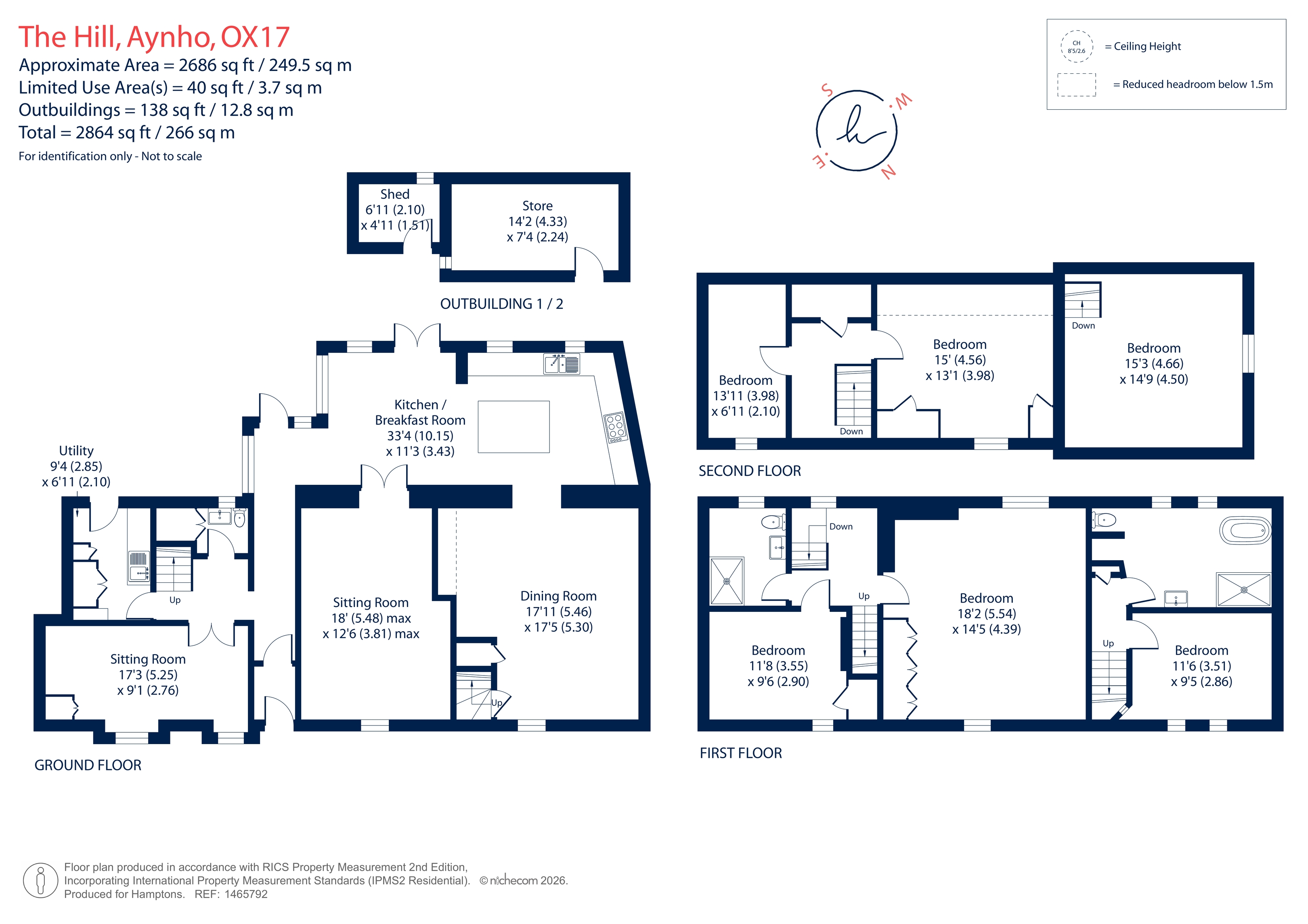 5-7, The Hill, Aynho floorplan