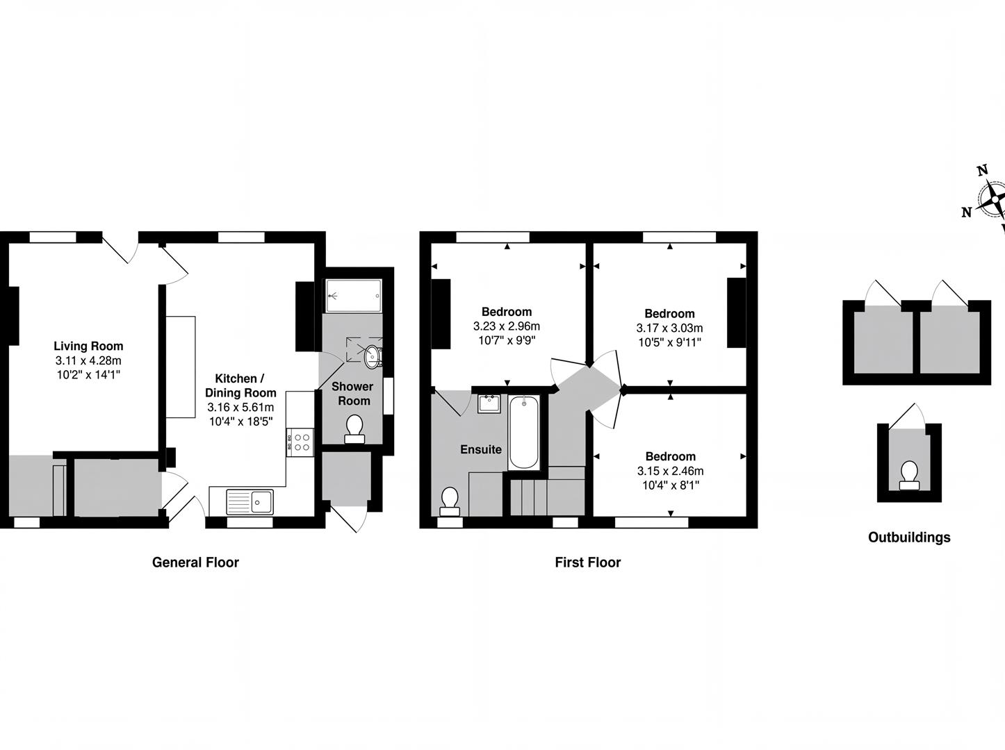 1 The Row, Canterbury floorplan
