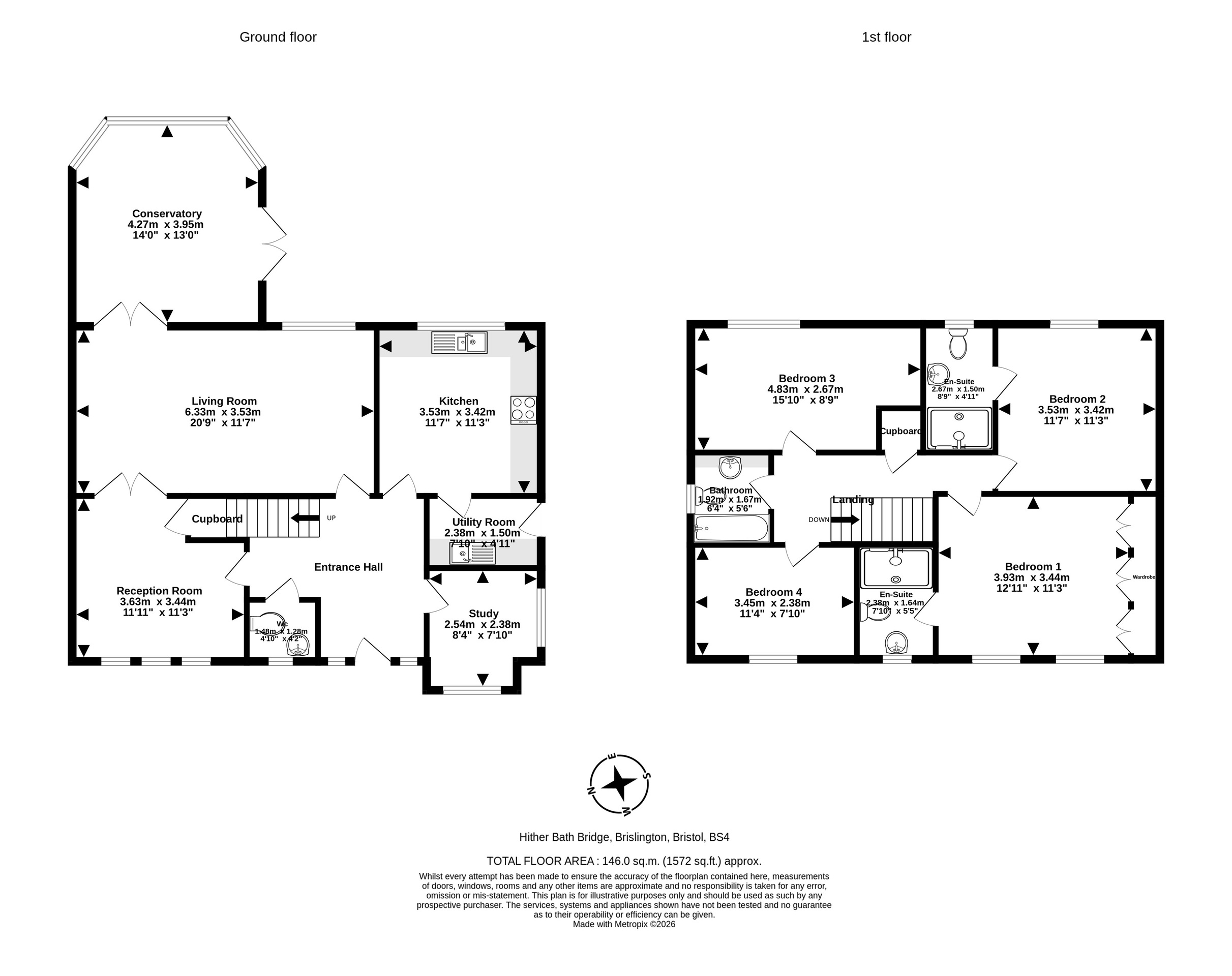 16 Hither Bath Bridge, Bristol floorplan