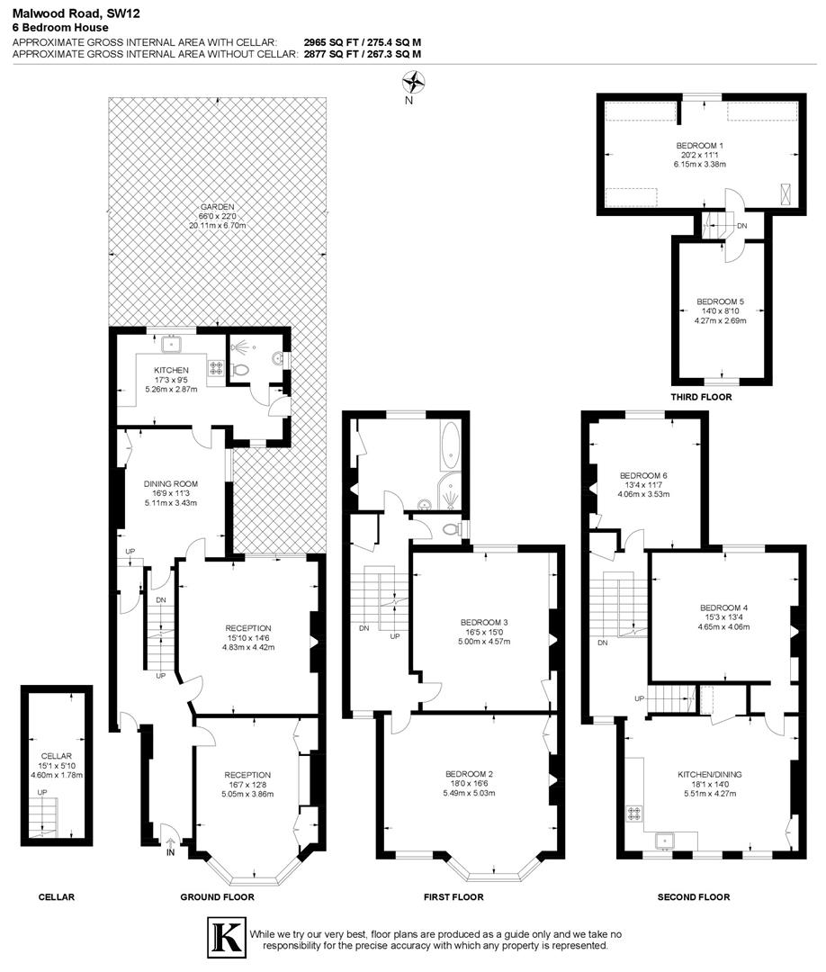 3, Malwood Road, London floorplan
