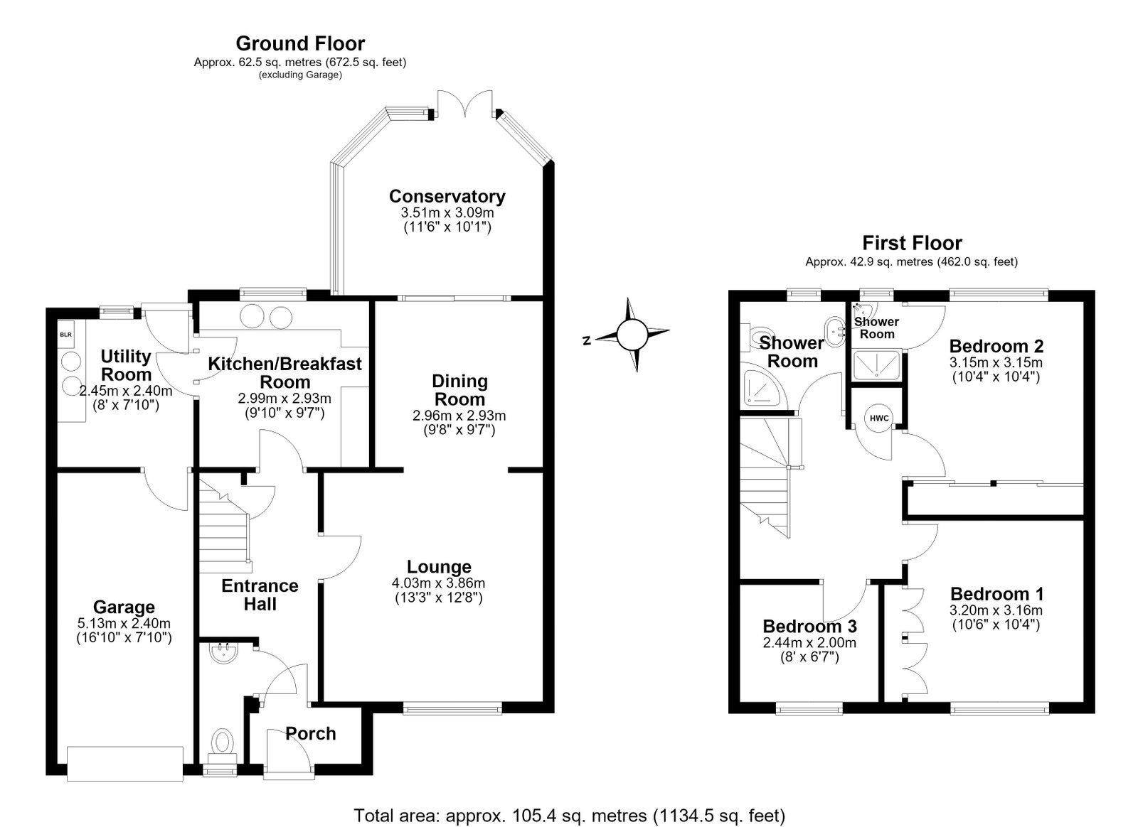 29, Borough Close, Stonehouse floorplan