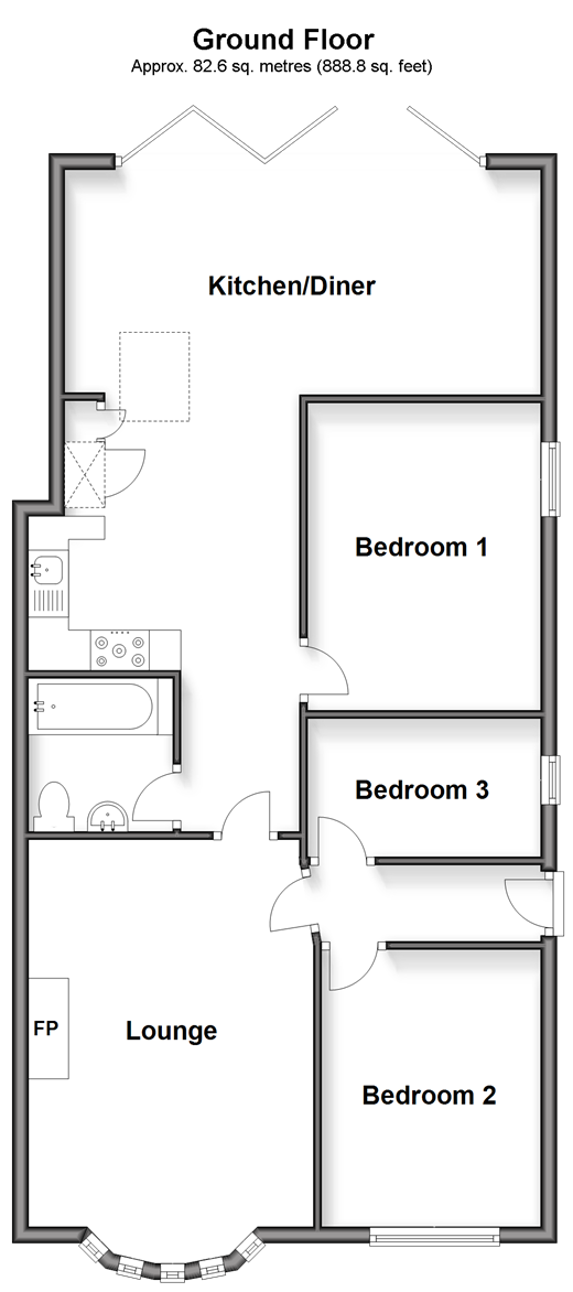 Graystone Road, Whitstable floorplan