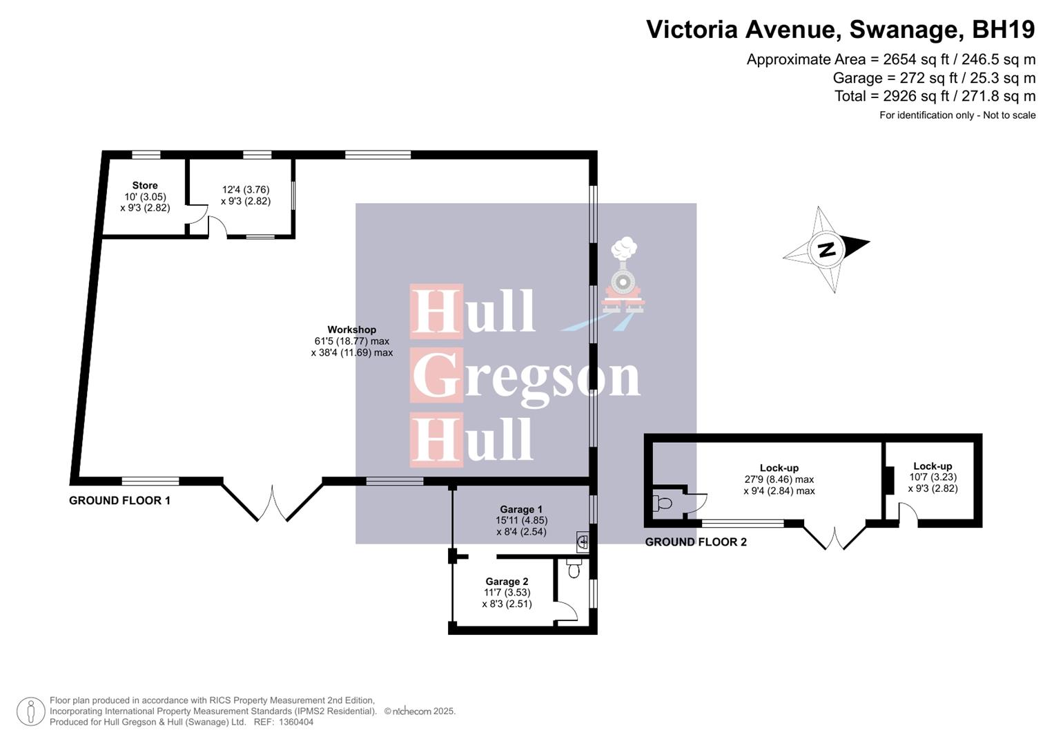 Greystone Garage, 108 - 112 Victoria Avenue, Swanage floorplan