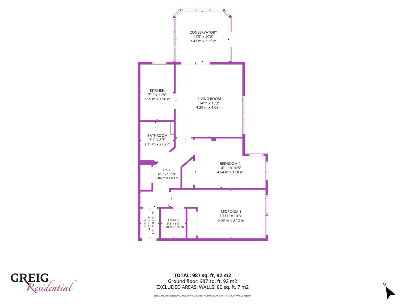 32C, London Road, Kilmarnock floorplan