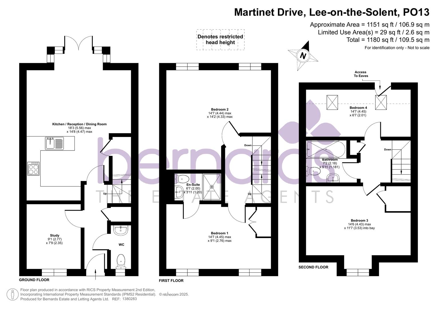 22, Martinet Drive, Lee-On-The-Solent floorplan