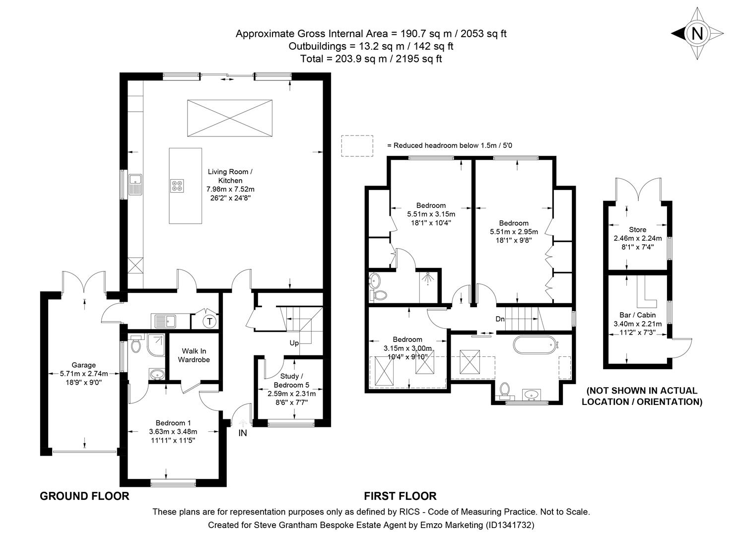 8 Chase Grove, Waltham Chase floorplan
