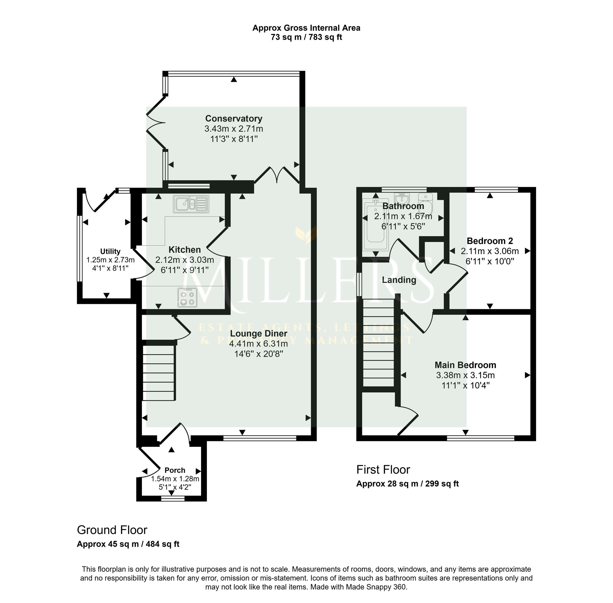 108 Broadgate Close, Cromer floorplan
