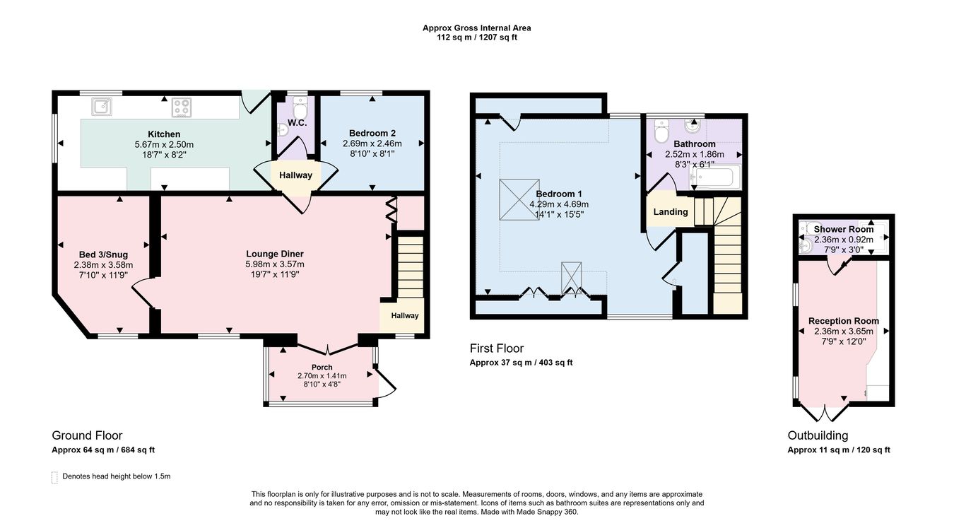 11 Heads Mount, KESWICK floorplan