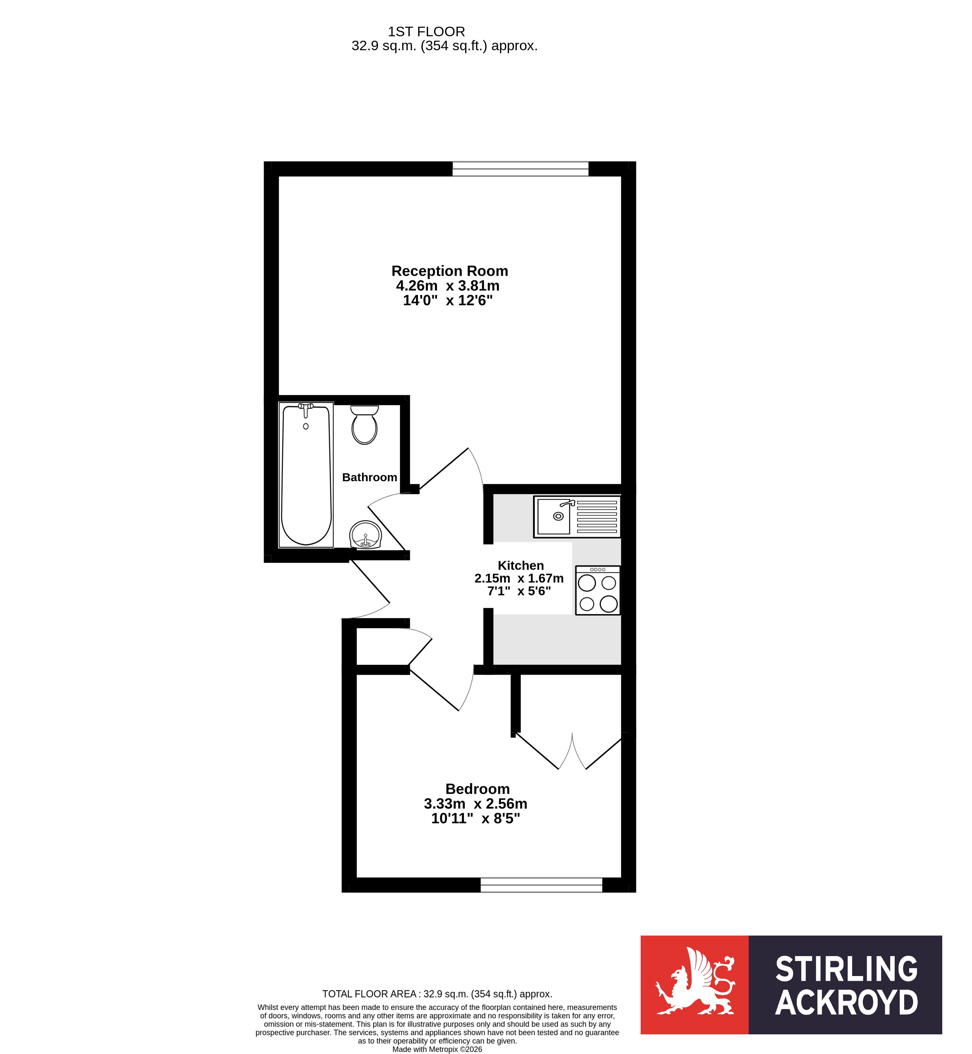 4 Gloucester Court,, Middlesex Road, Surrey floorplan