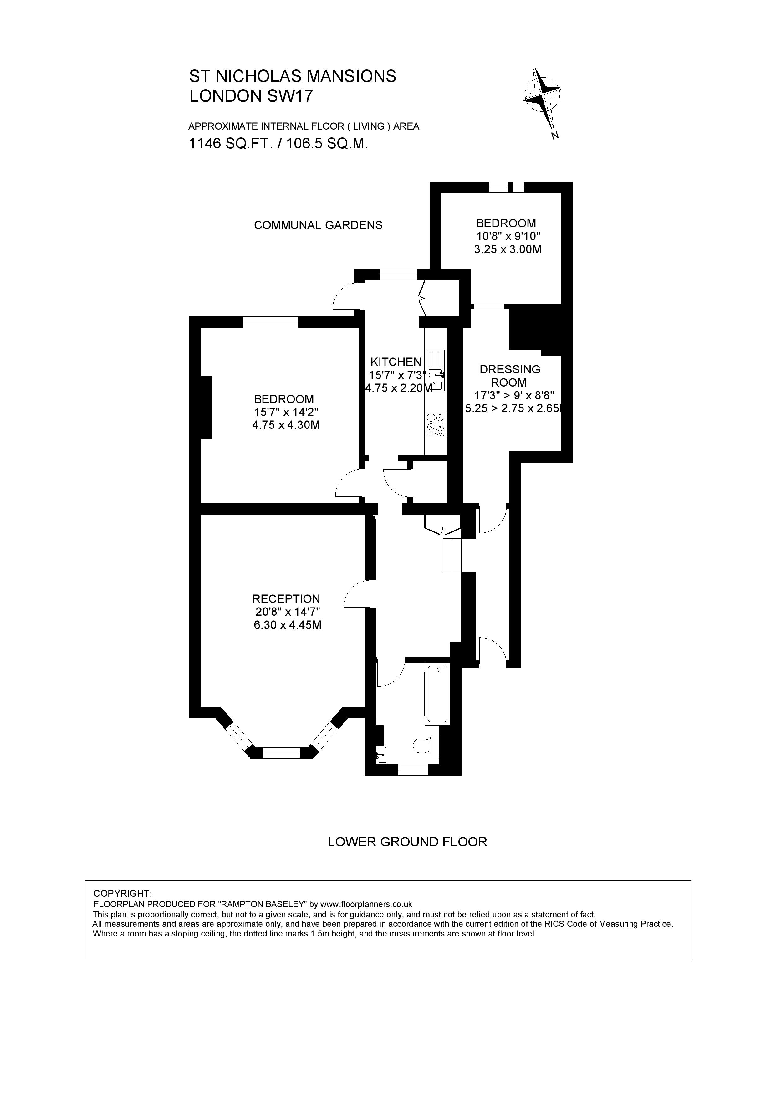 Trinity Crescent, London SW17, 2 bedroom flat for sale 61100261