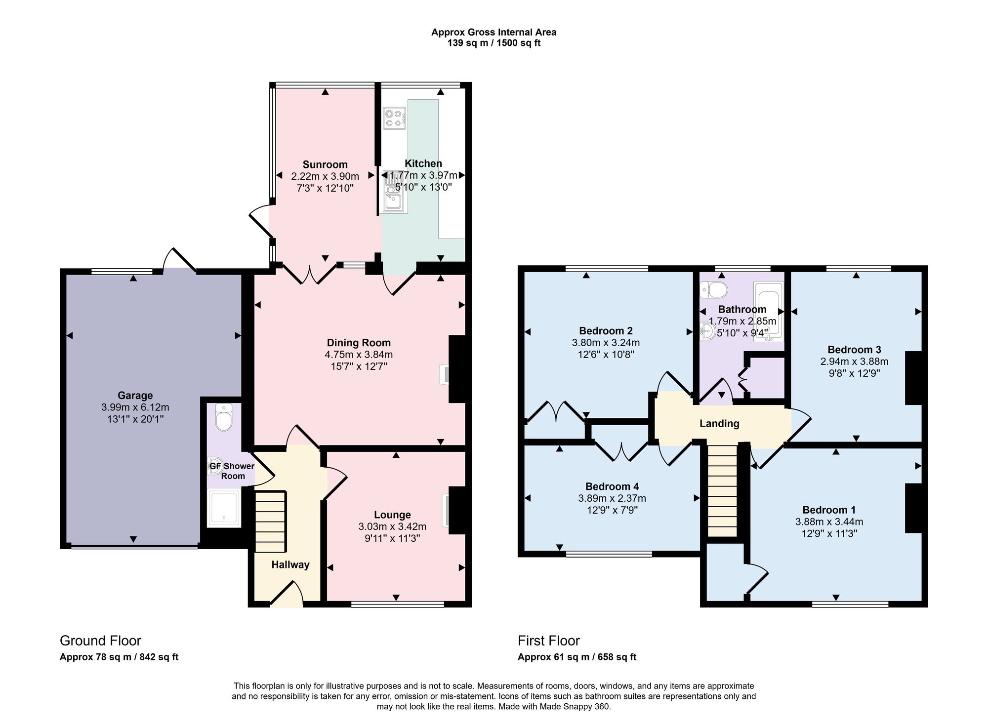 6 Dean Lane, Southampton floorplan