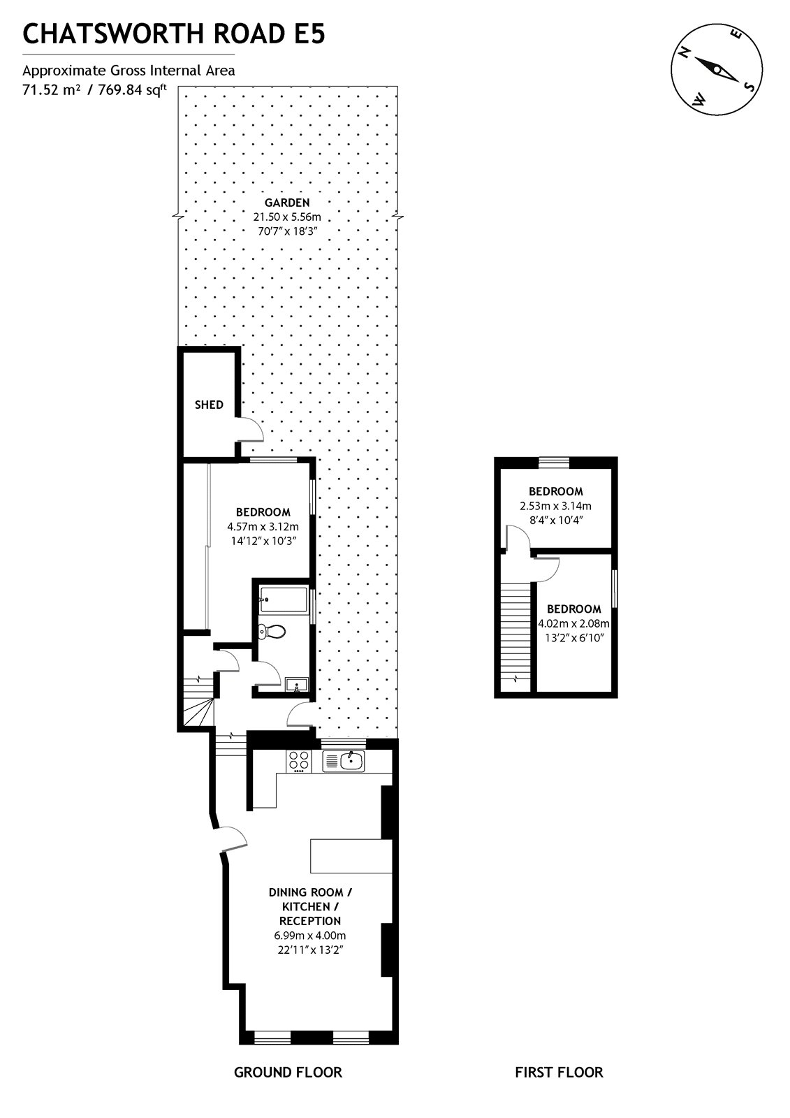 Chatsworth Road, London floorplan
